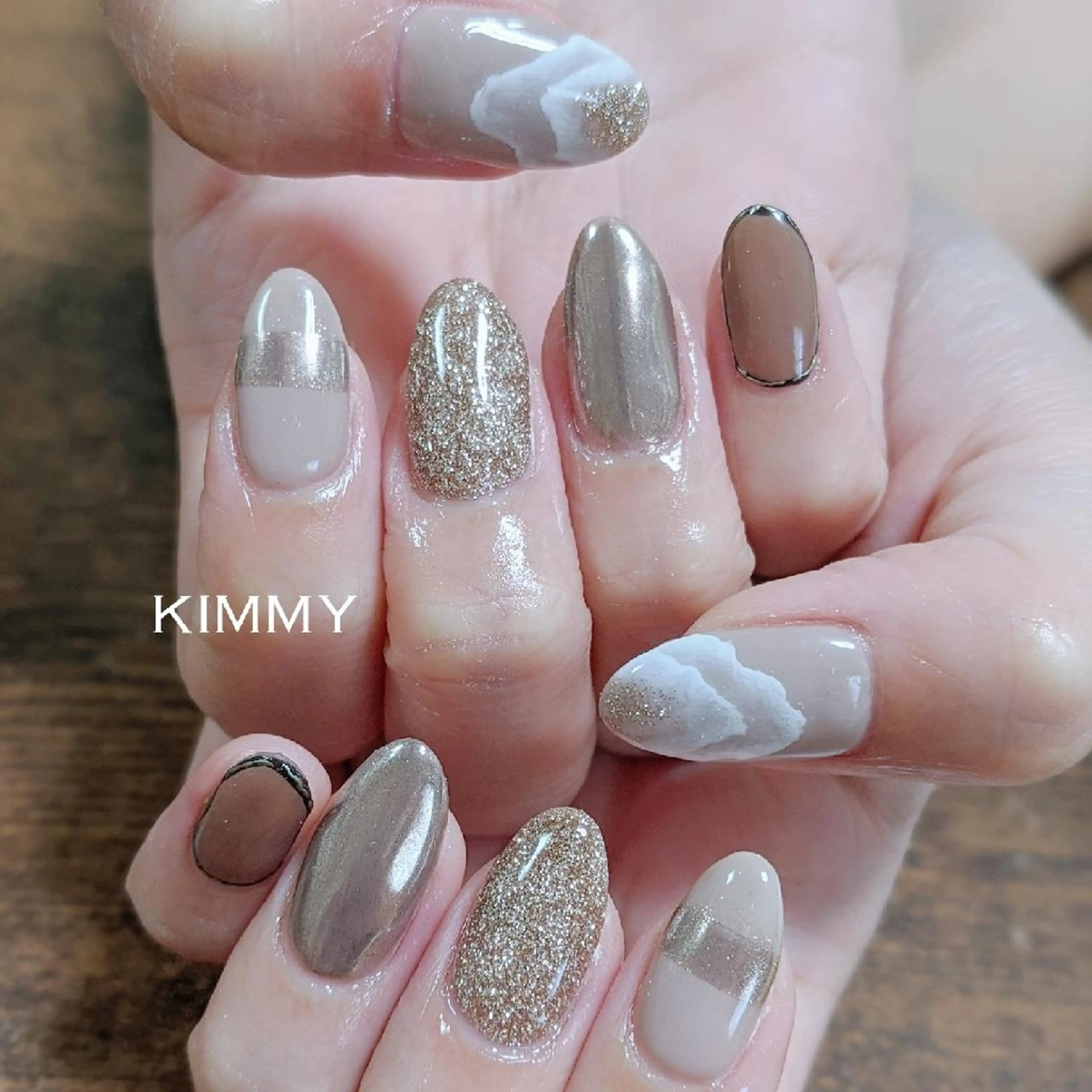 ネイル ハンドネイル kimmy nailsのネイルデザイン