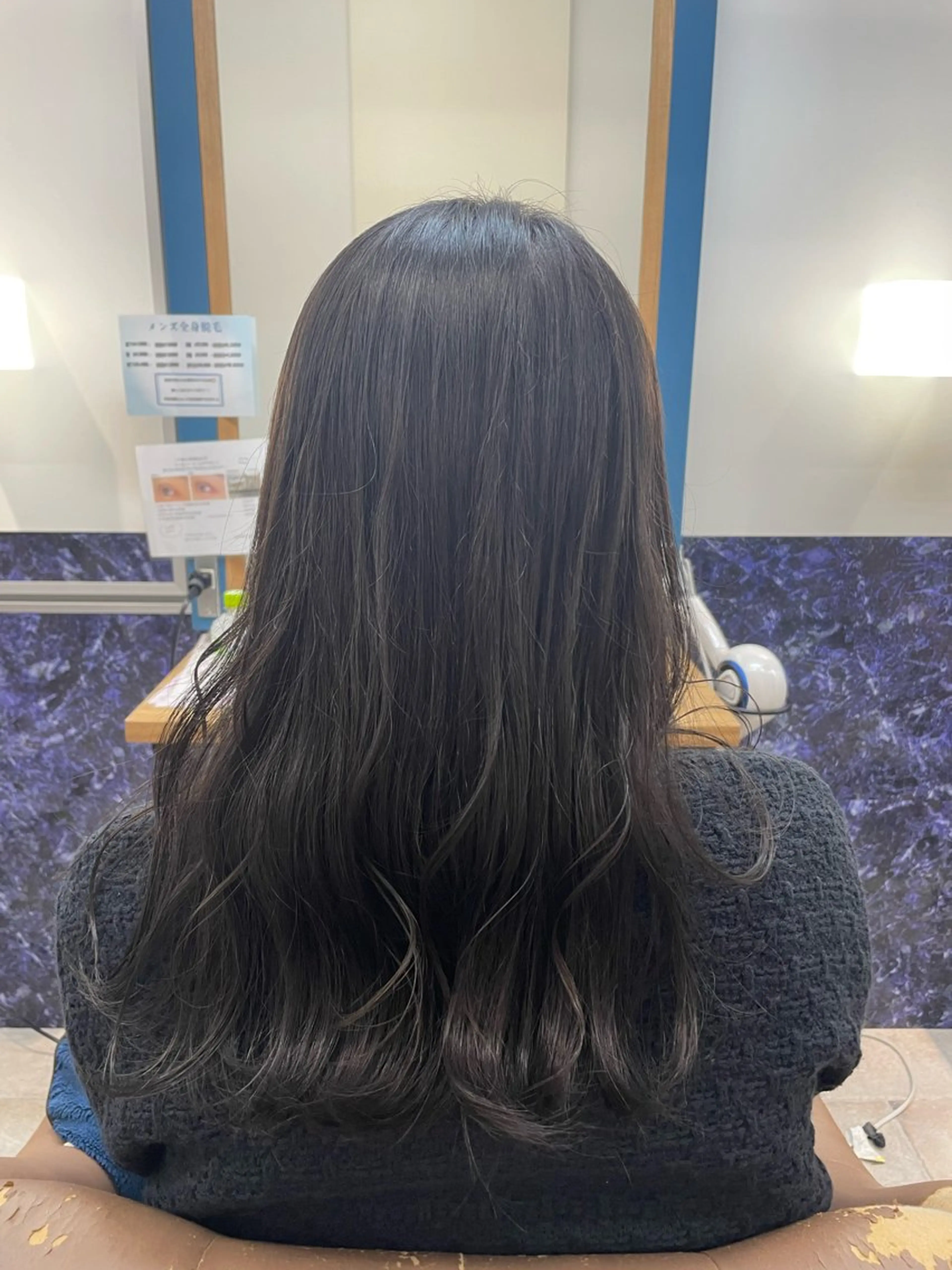 ロング カラー 透明感カラー ヘアカラー トリートメント 🍒透明感カラー/ 艶カラー/さくら🍒のヘアスタイル