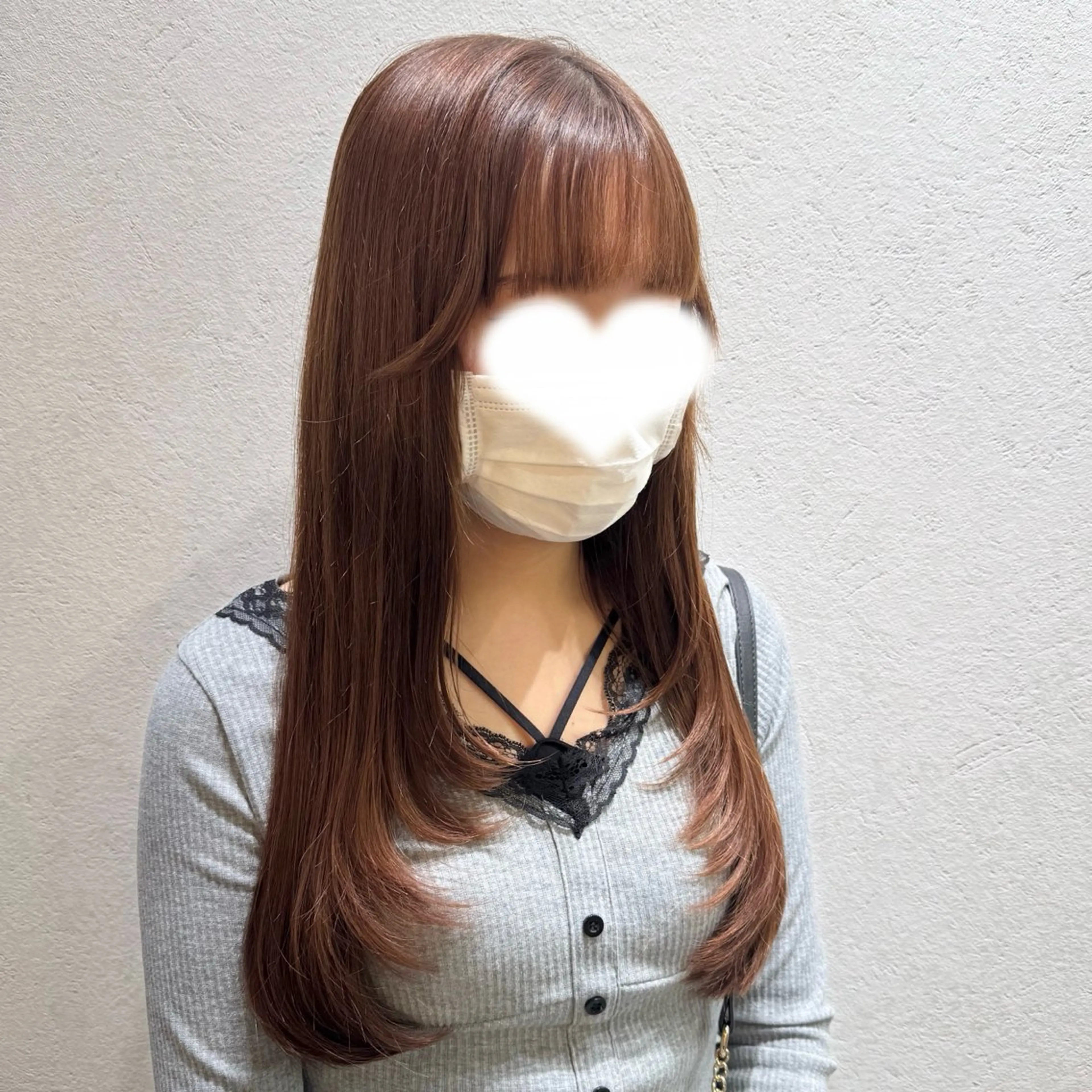 ロング カット 縮毛矯正/エクステ ヘアアレンジ/ひふみのヘアスタイル