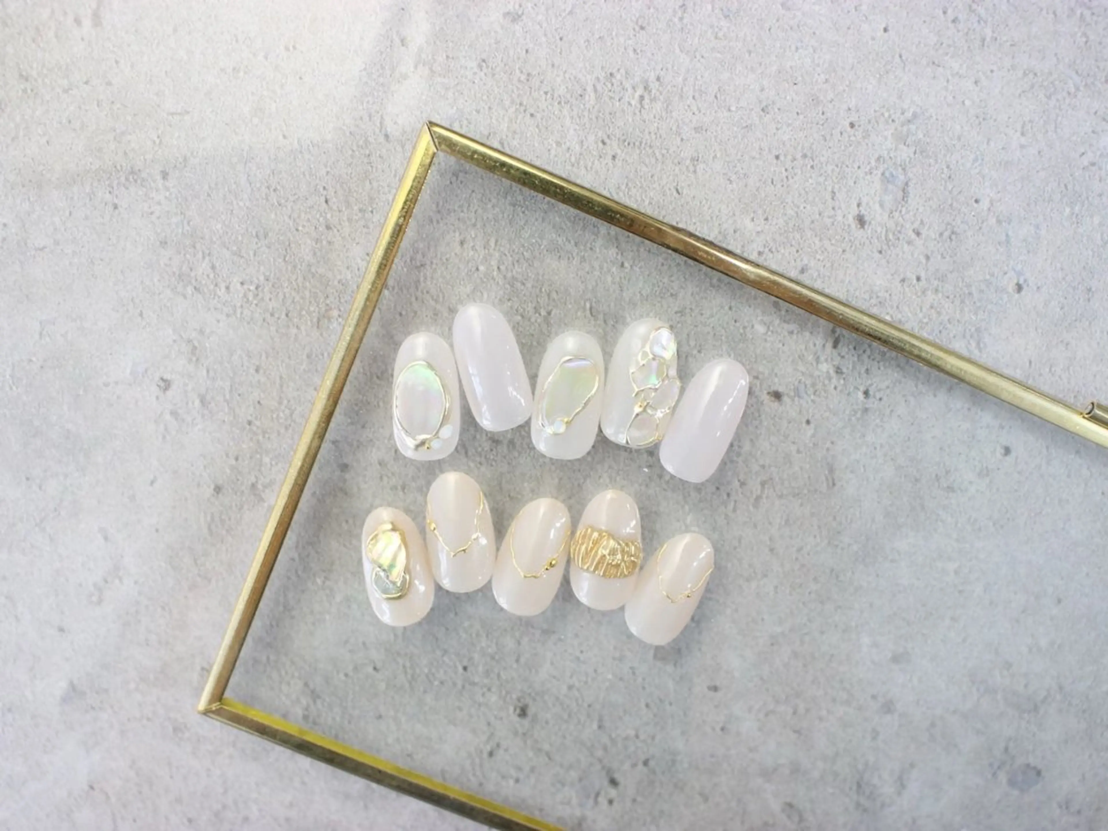 ネイル アートネイル ニュアンスネイル ハンドネイル en nail MEGUMIのネイルデザイン