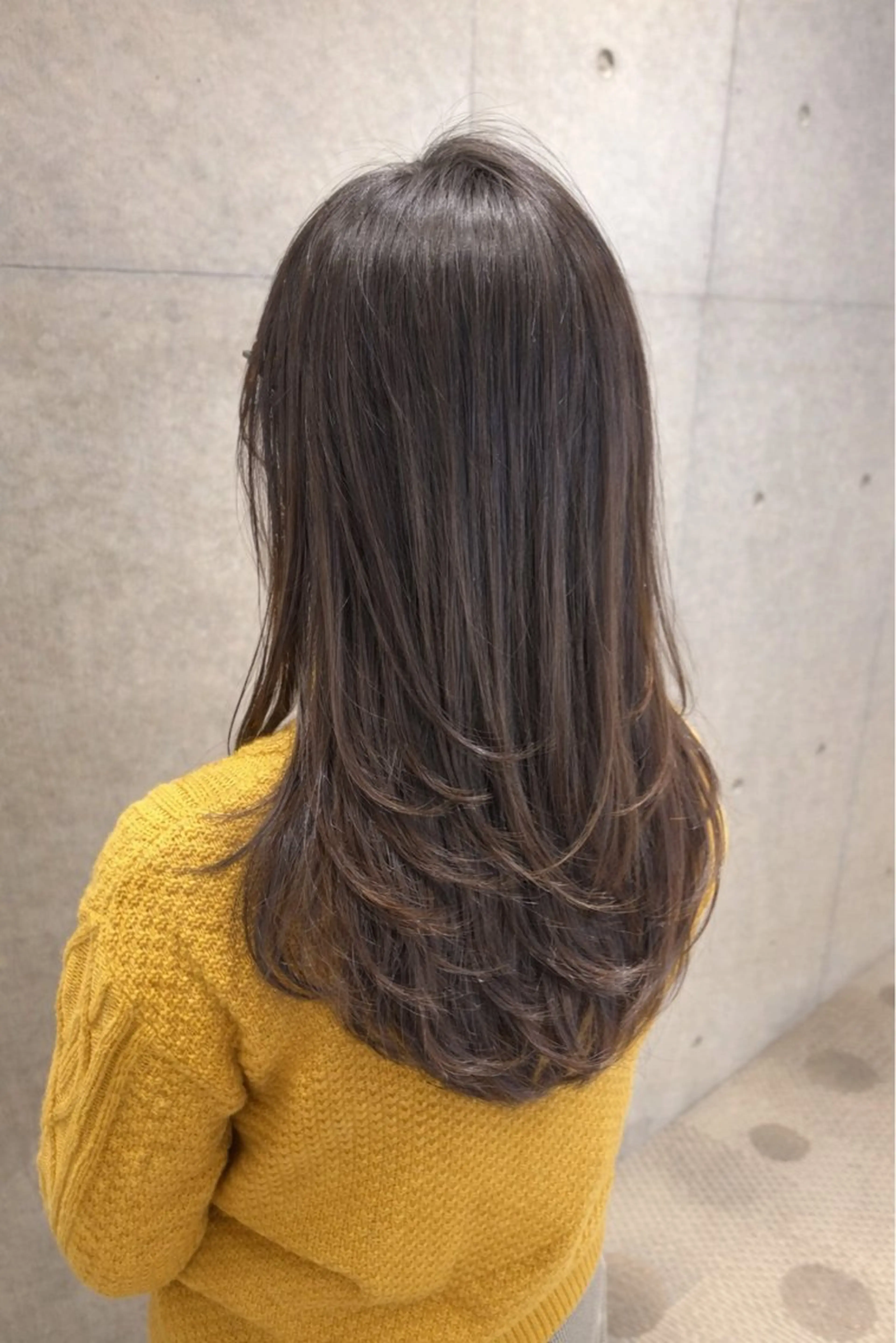 ロング カット 南 菜花のヘアスタイル