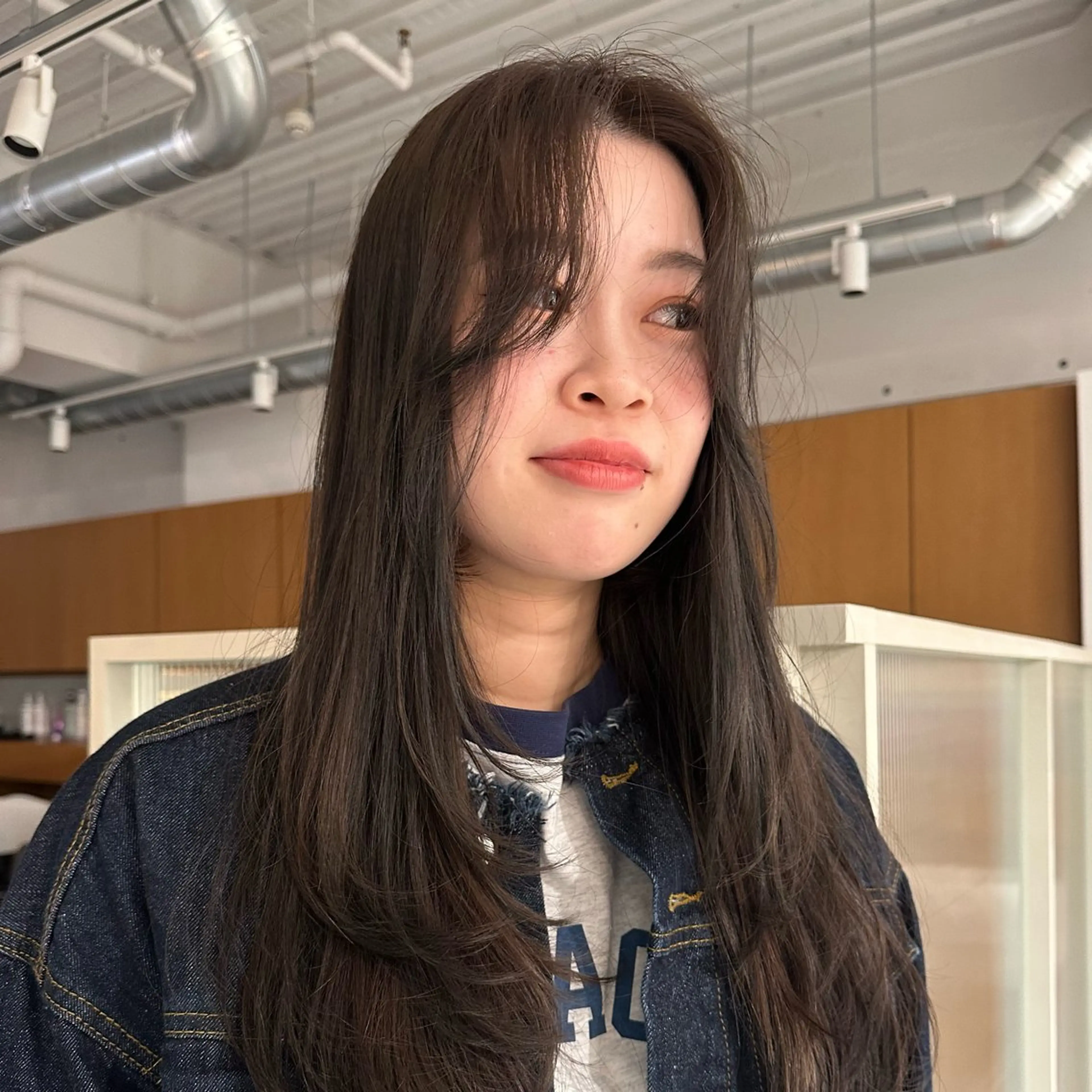 ロング カラー アッシュ アッシュブラウン ブラウンカラー ベージュ/暖色🧸 ハイトーン/ninaのヘアスタイル