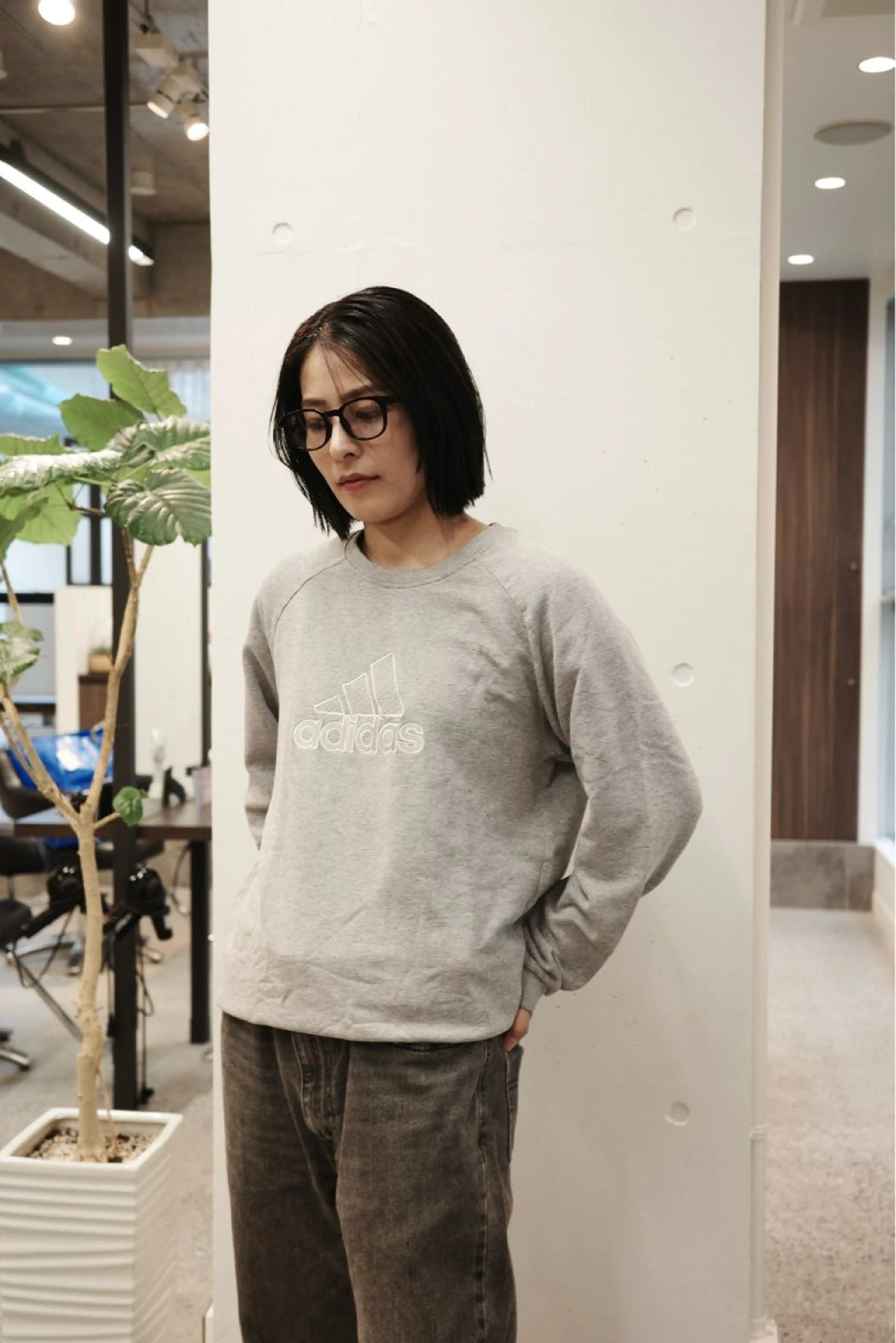 ショート カラー ヘアカラー トリートメント 髪質改善/縮毛矯正/ 透明感カラーYUMAのヘアスタイル