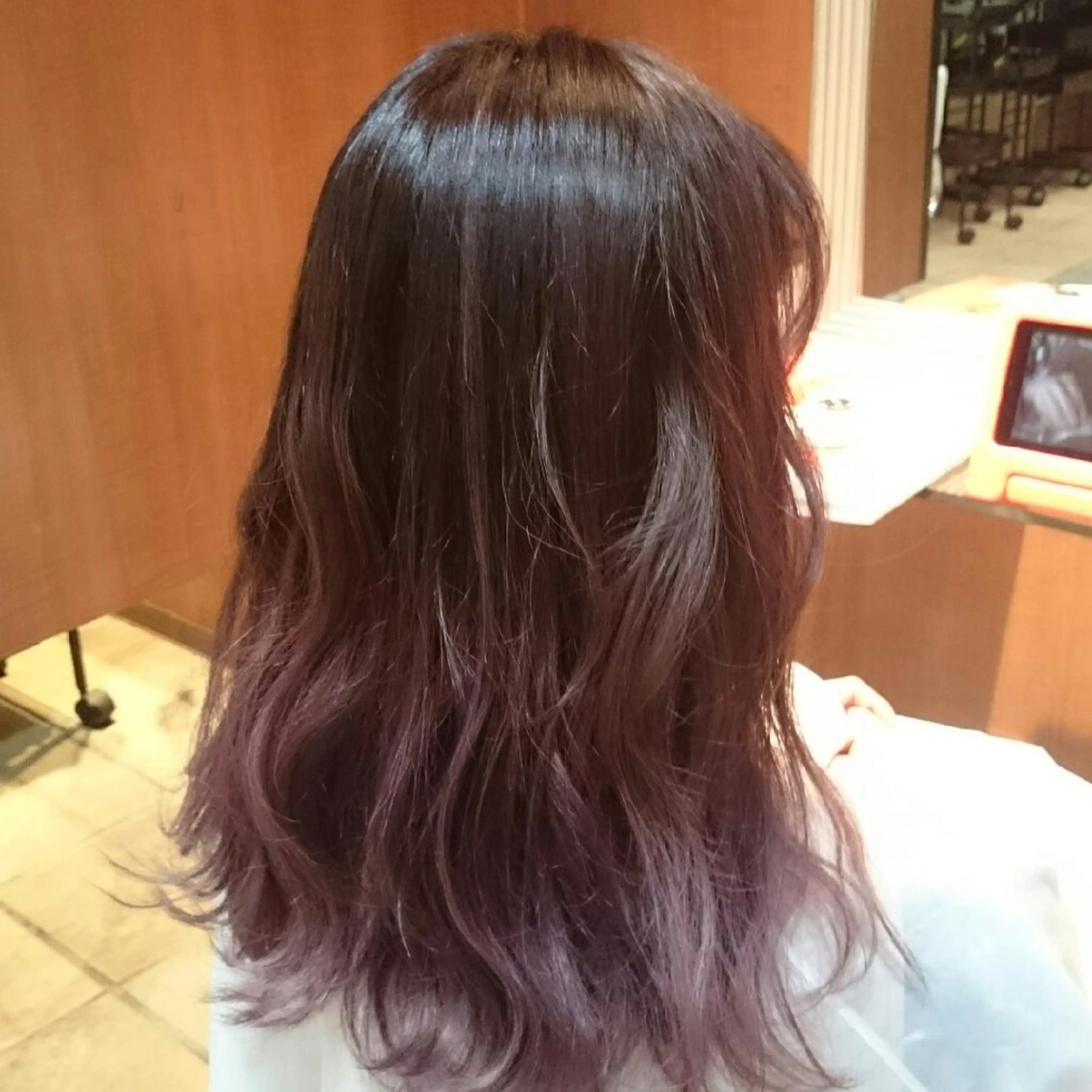 ロング カラー ラベンダーカラー ラベンダーピンク ピンクカラー 武田尚子🌸 自然に仕上がる矯正のヘアスタイル