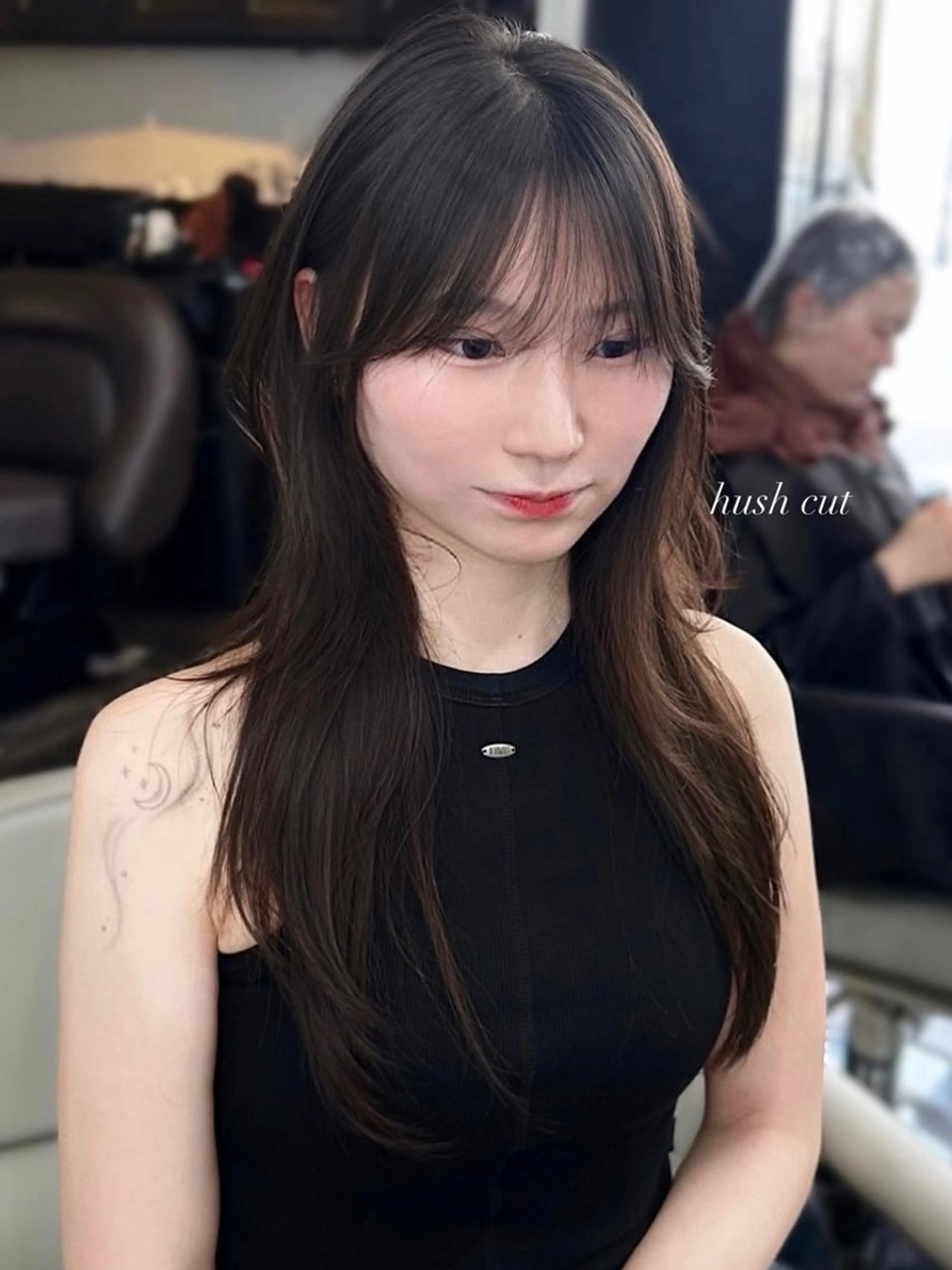 ロング カラー ヘアアレンジ カット ヘアカラー トリートメント ヘアセット 🫧🇰🇷韓国ヘア レイヤー🐺Yutaのヘアスタイル