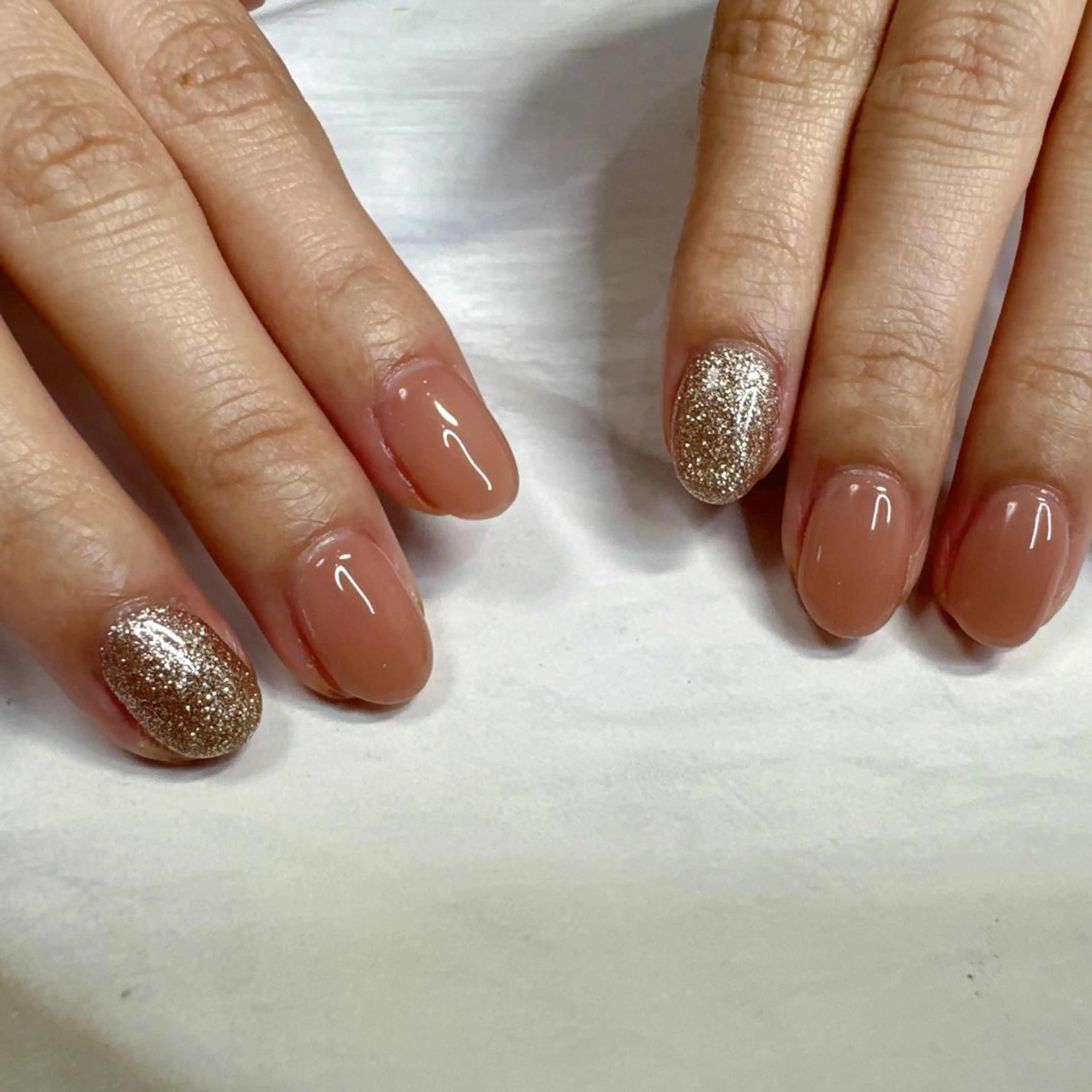 ネイル ジェルネイル パラジェル ハンドネイル Myu博多店 かえでのネイルデザイン