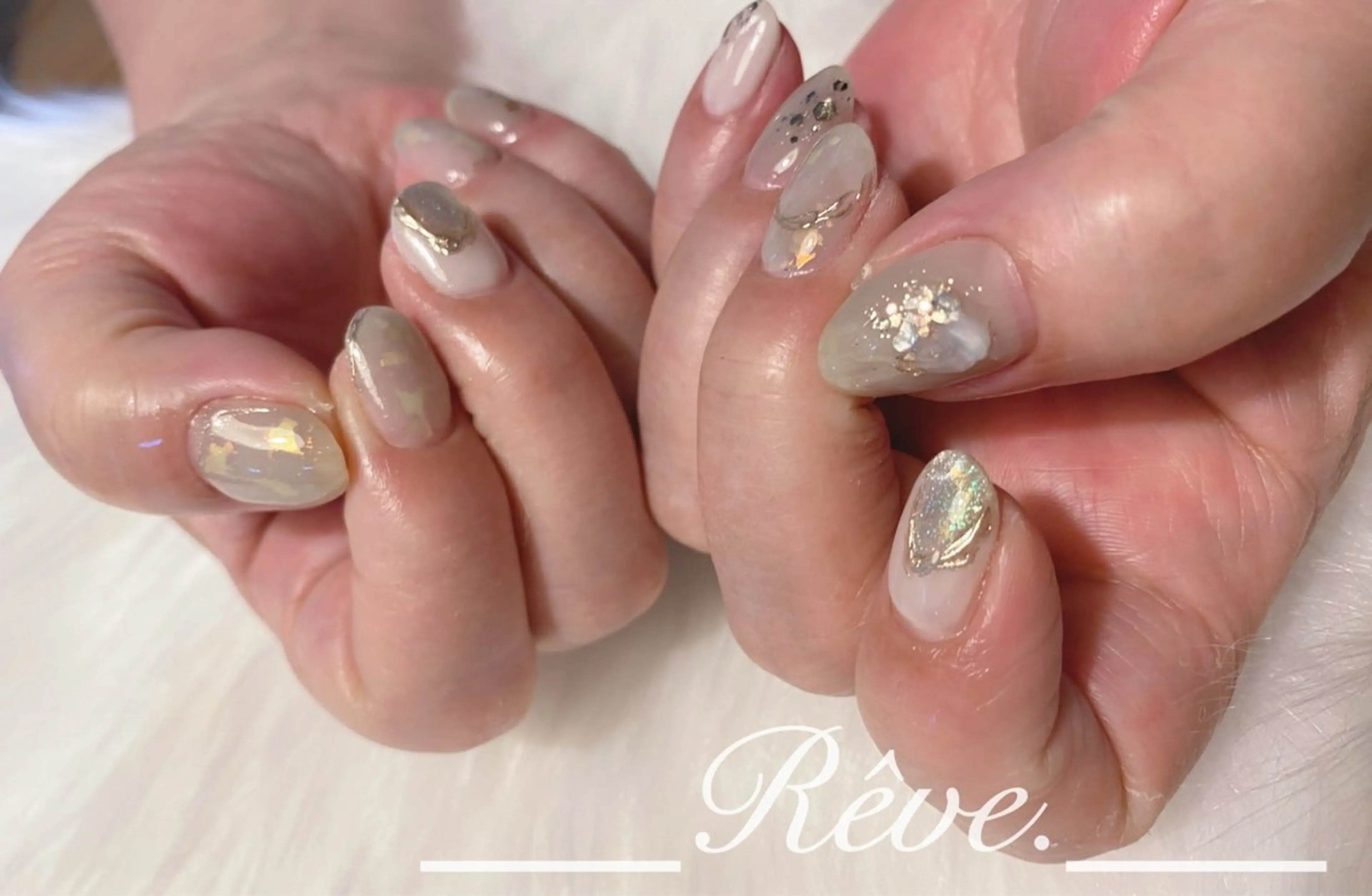 ネイル ハンドネイル Reve. 黒澤のネイルデザイン