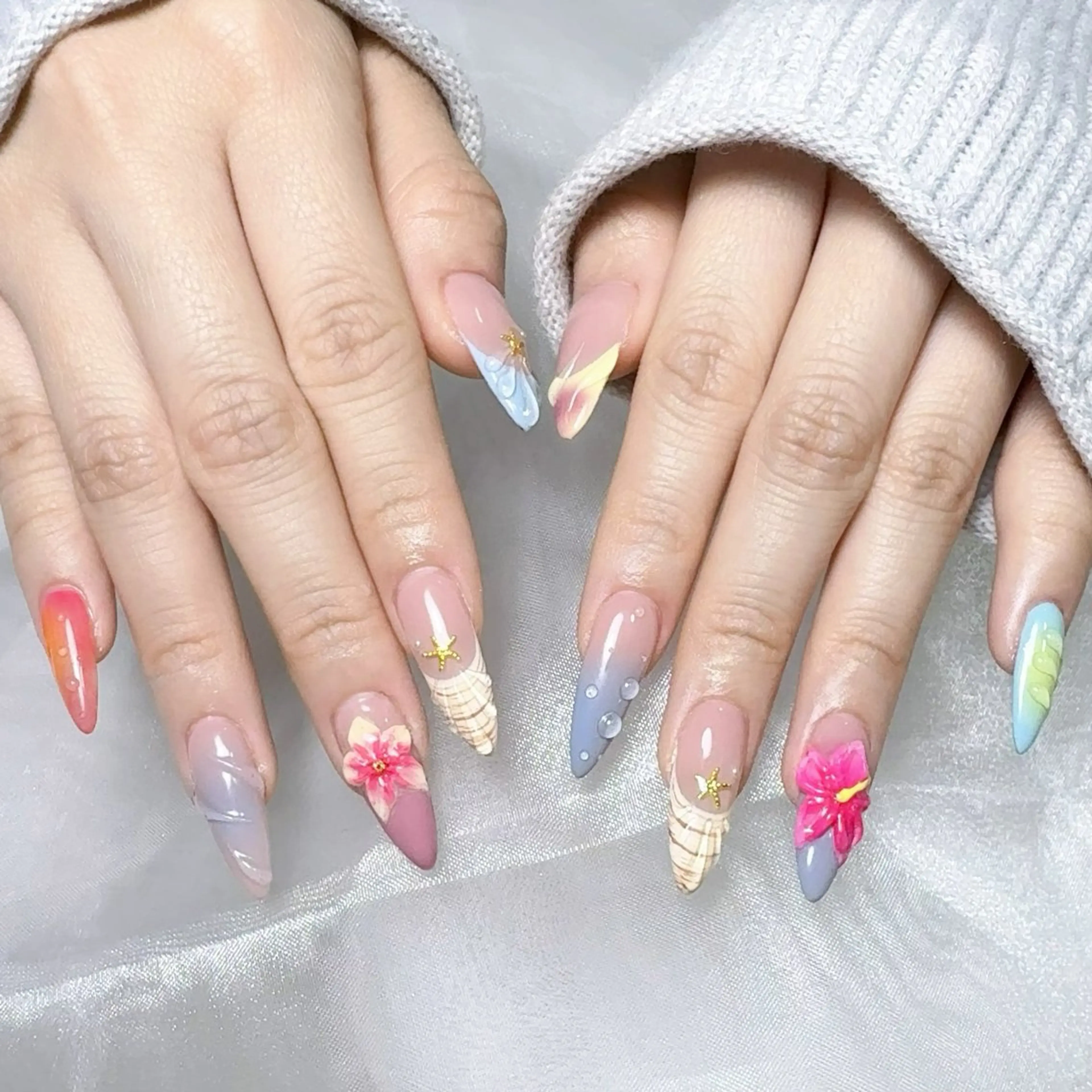 メンズ ネイル ハンドネイル NAILサロン 木にいるのネイルデザイン