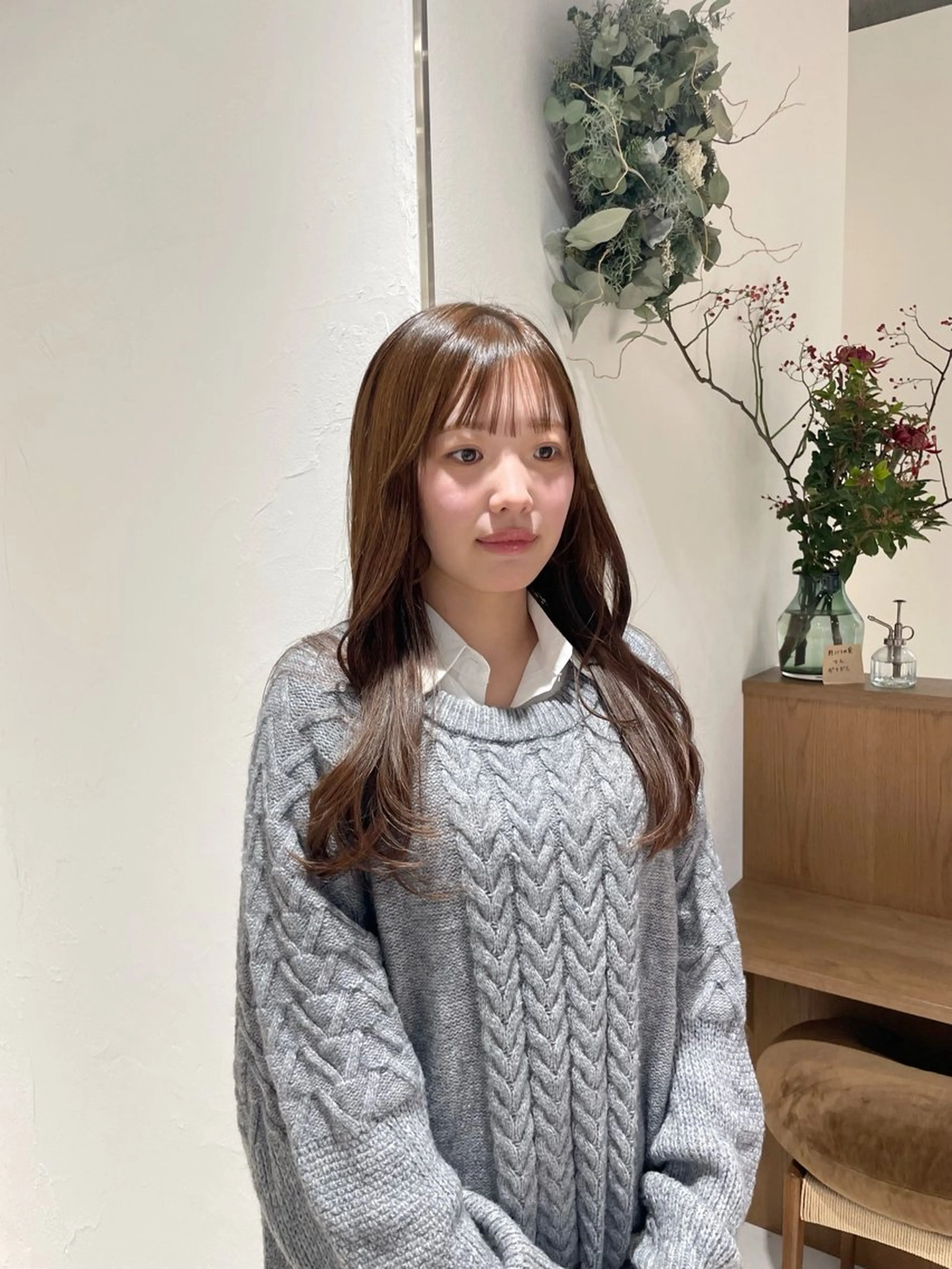 ロング カラー ベージュカラー 暖色カラー /ヘアアレンジ/花鈴のヘアスタイル