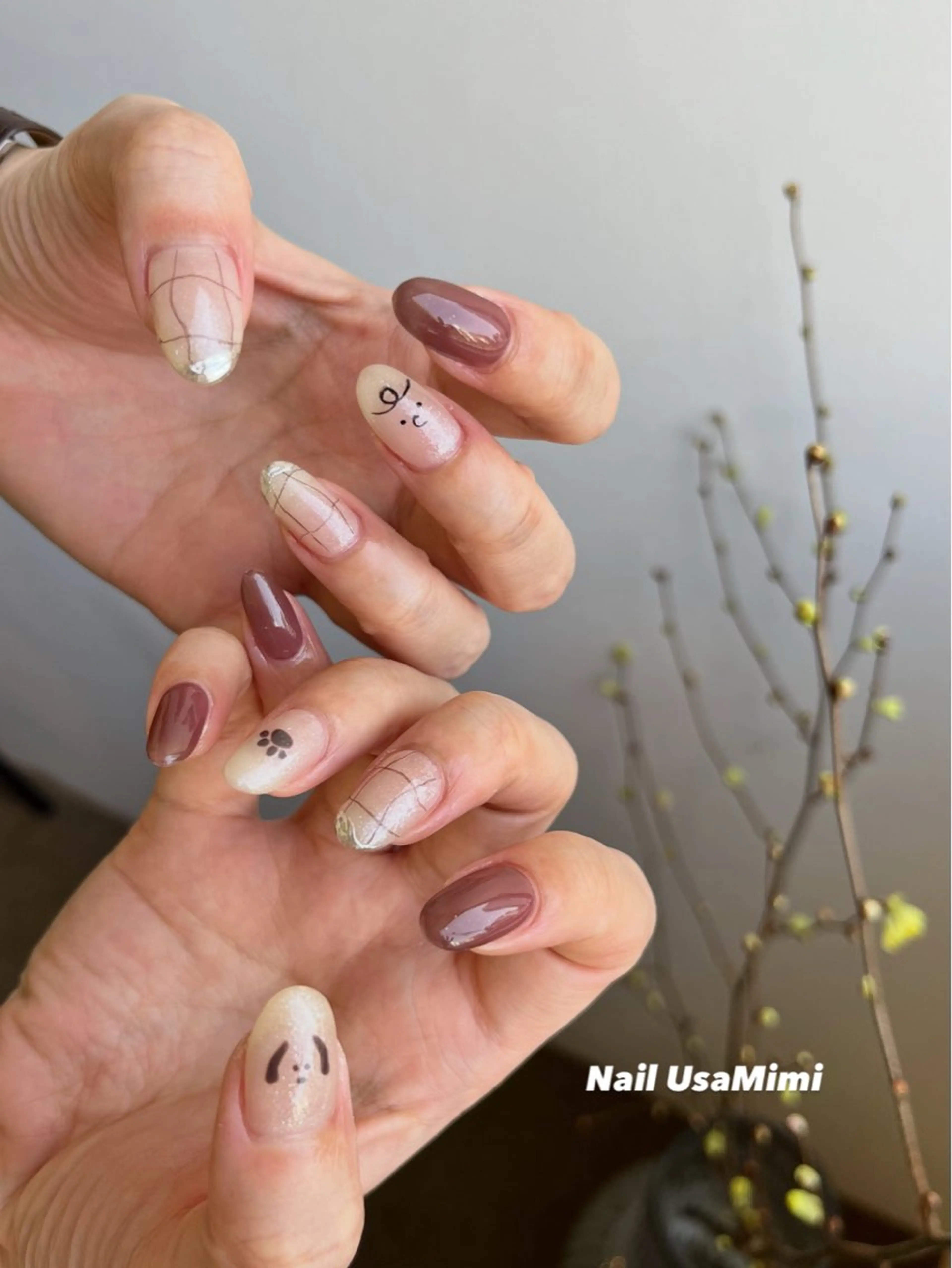 ネイル ハンドネイル Nail Usa Mimi ASAKOのネイルデザイン