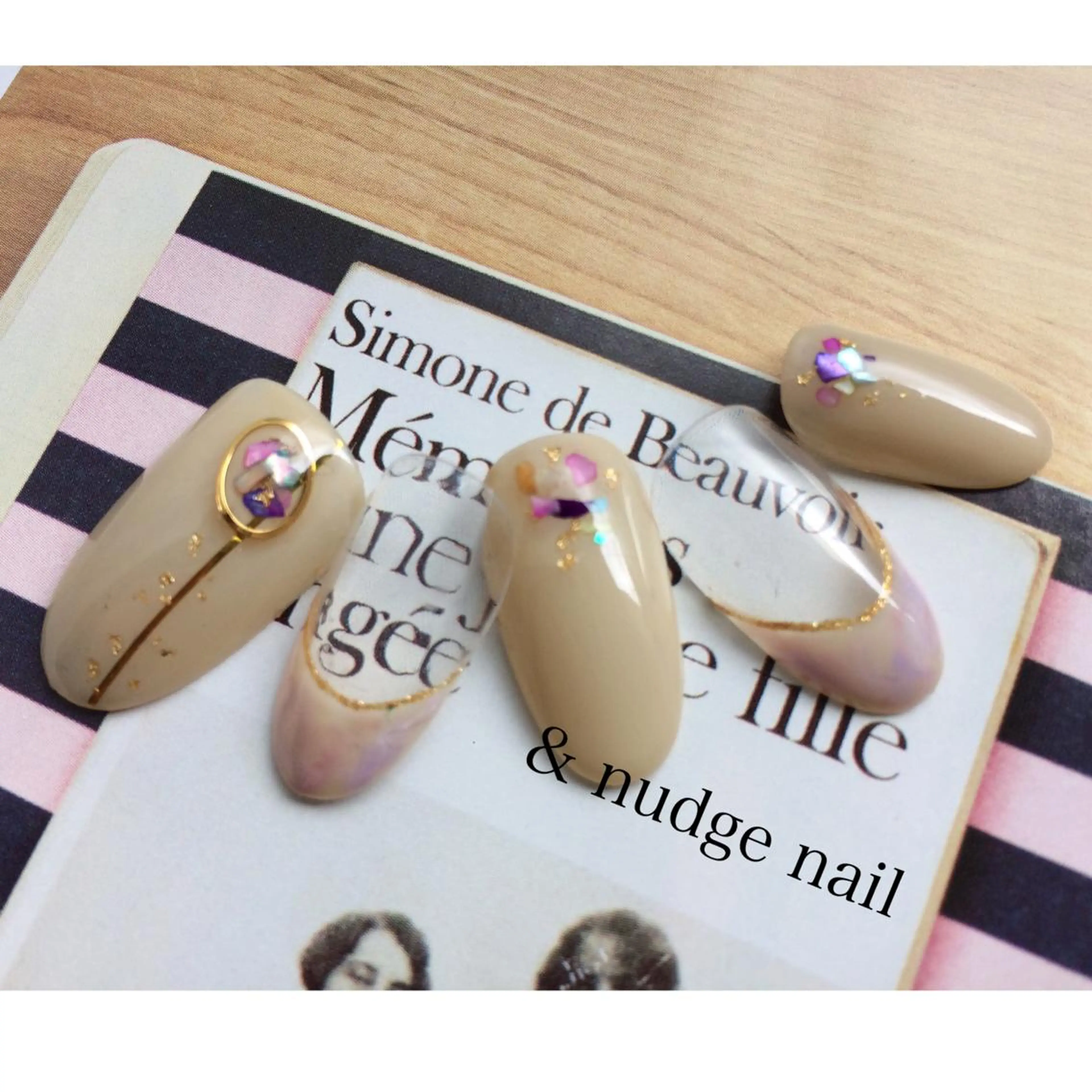 ネイル アートネイル ジェルネイル & nudge nail所属・&nudgenail 本多のネイルデザイン