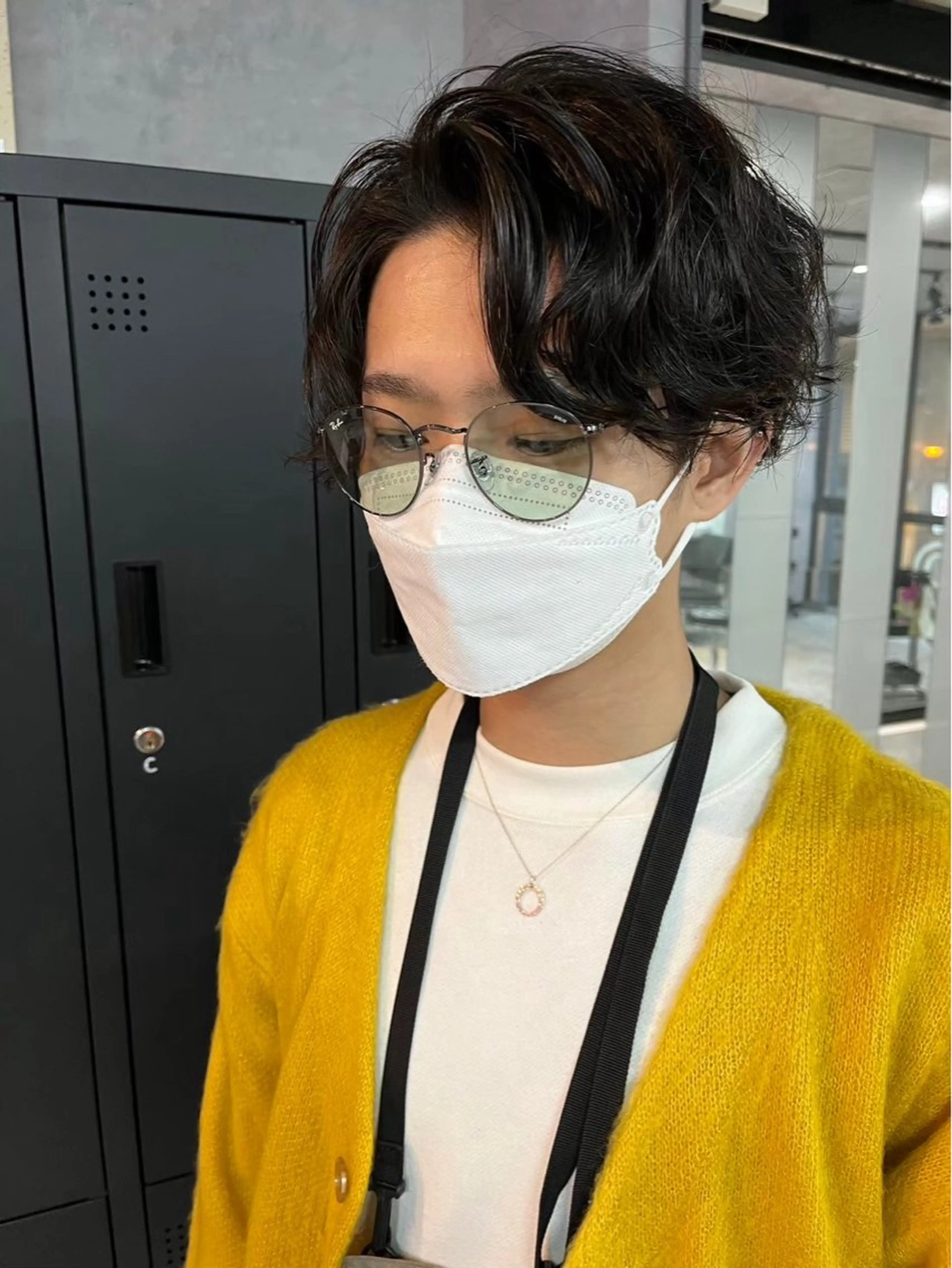 ショート パーマ メンズ カット パーマ mellow men 's MIZUKIのヘアスタイル