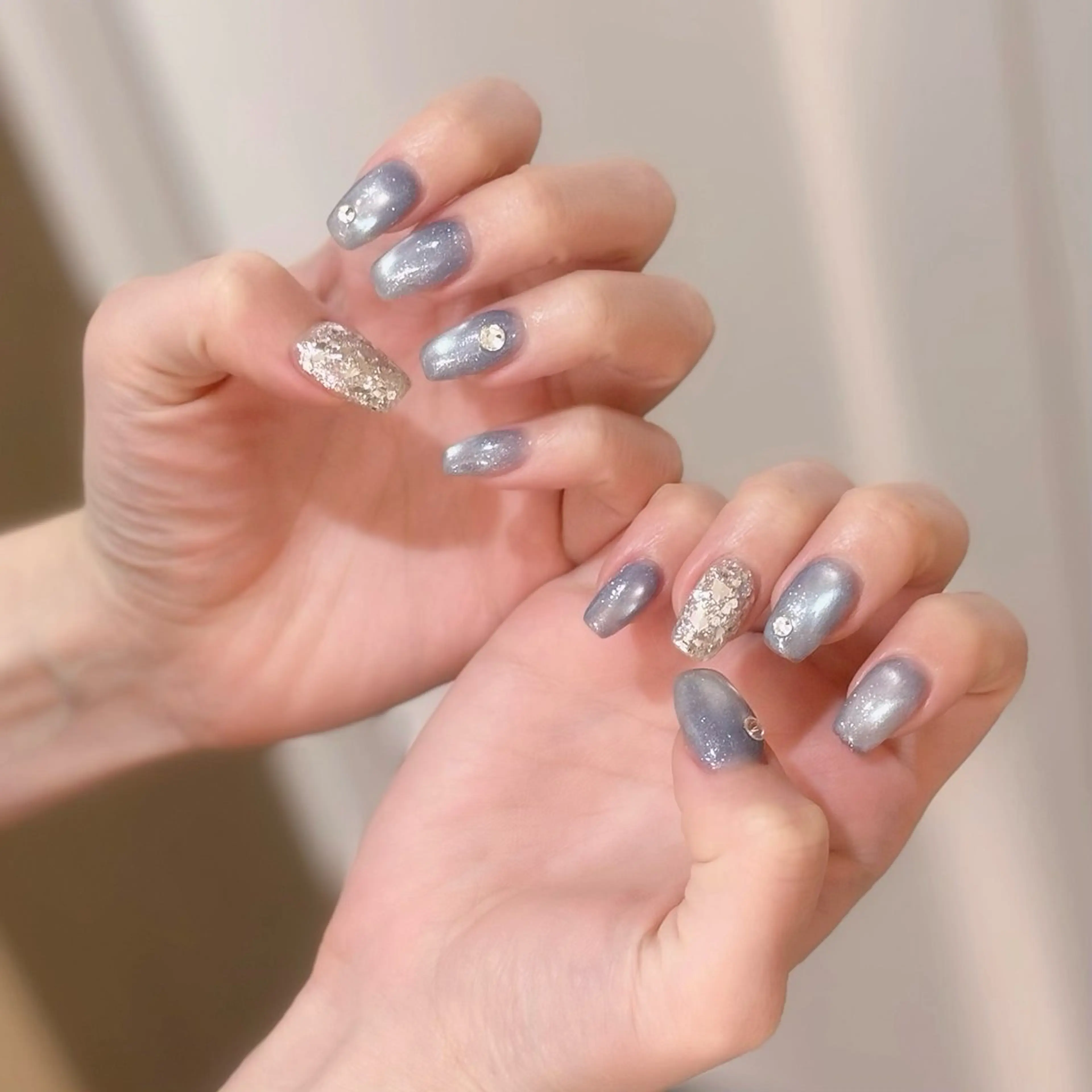 ネイル ハンドネイル 透明感/フィルイン/ 亀戸5分ラシュシュのネイルデザイン