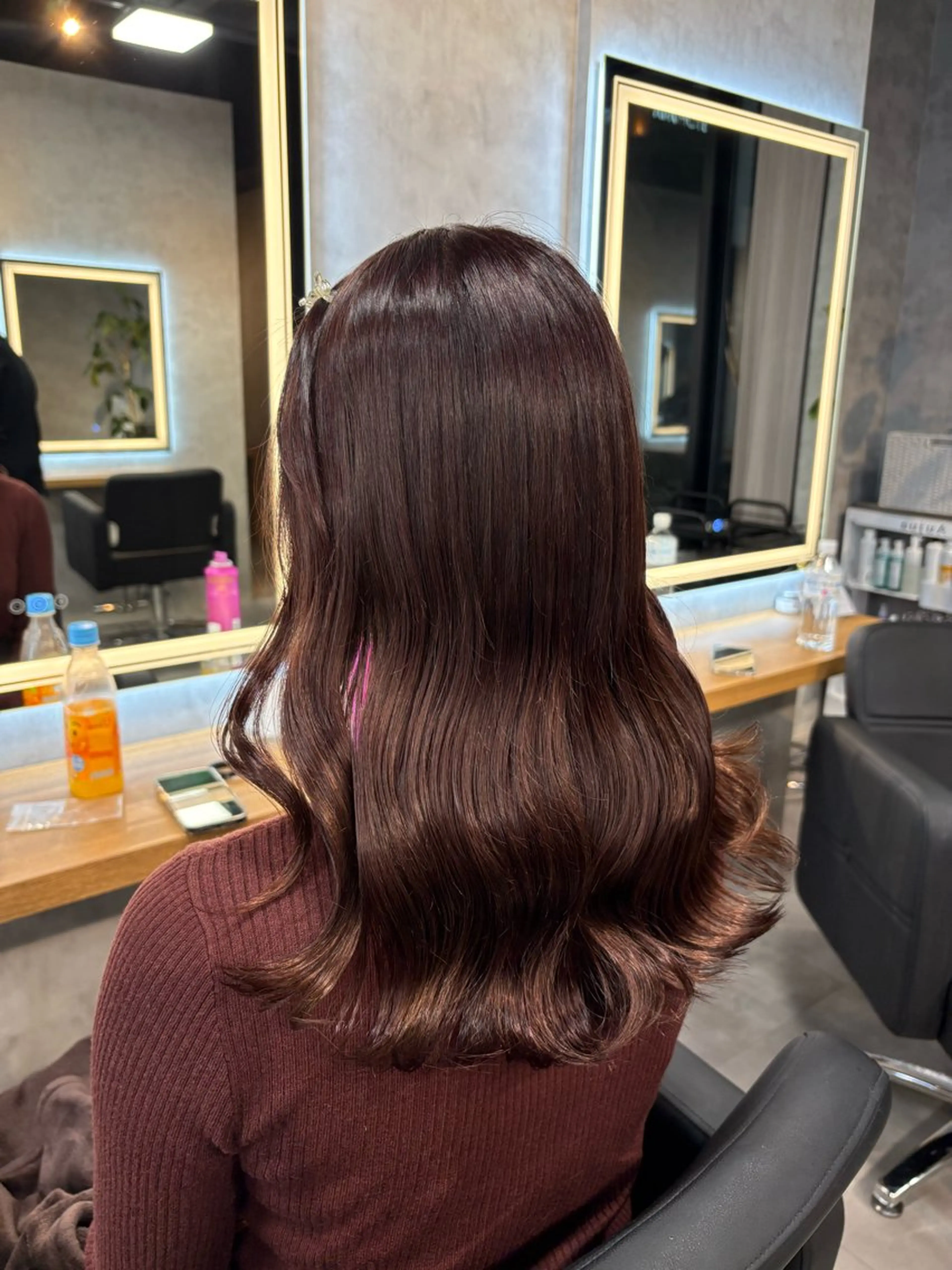 ミディアム カラー ヘアカラー 神谷勇太/ 札幌透明感カラー特化のヘアスタイル