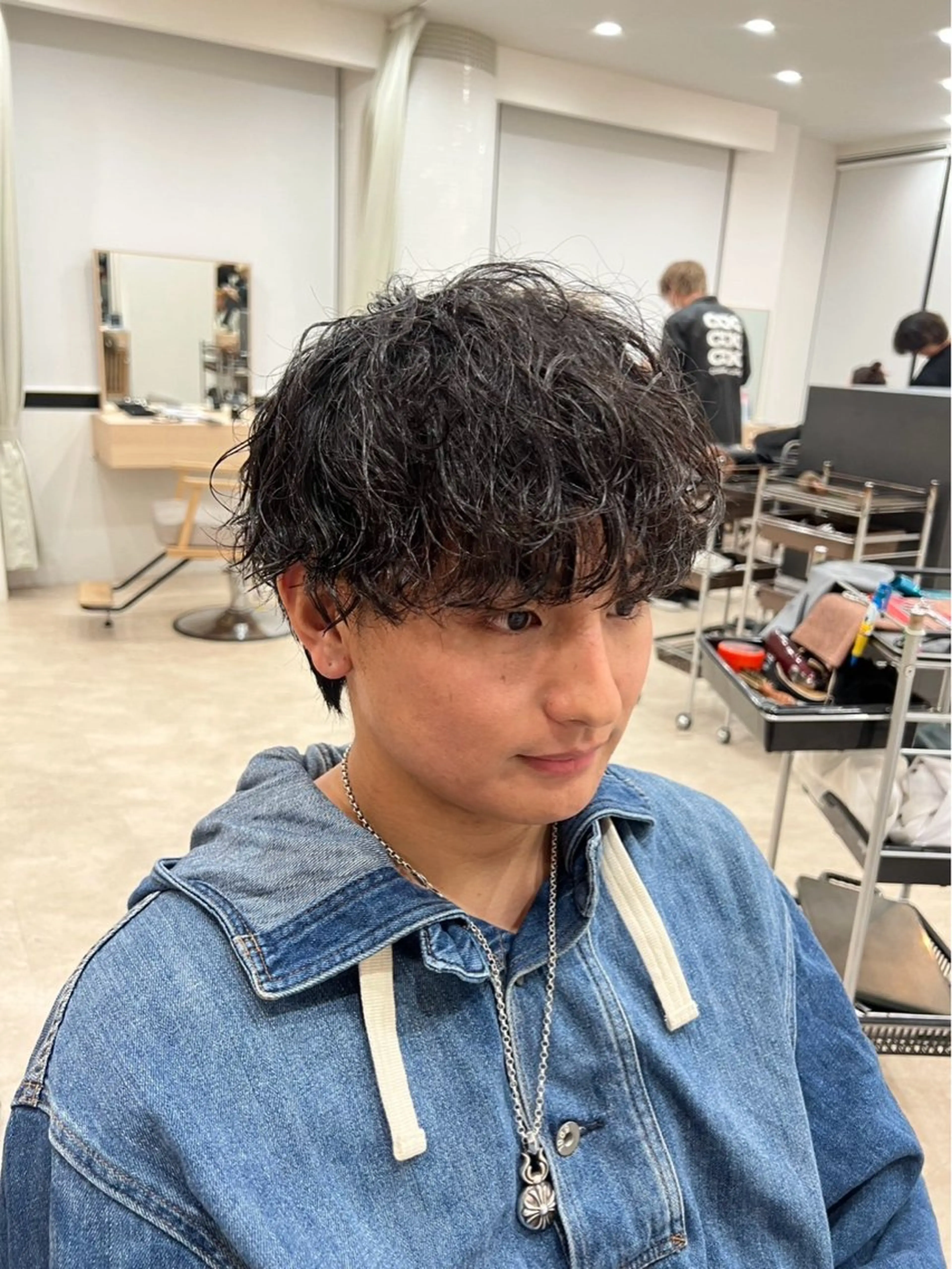 パーマ メンズ カット パーマ 大瀧 聖也 /パーマ/艶髪カラーのヘアスタイル