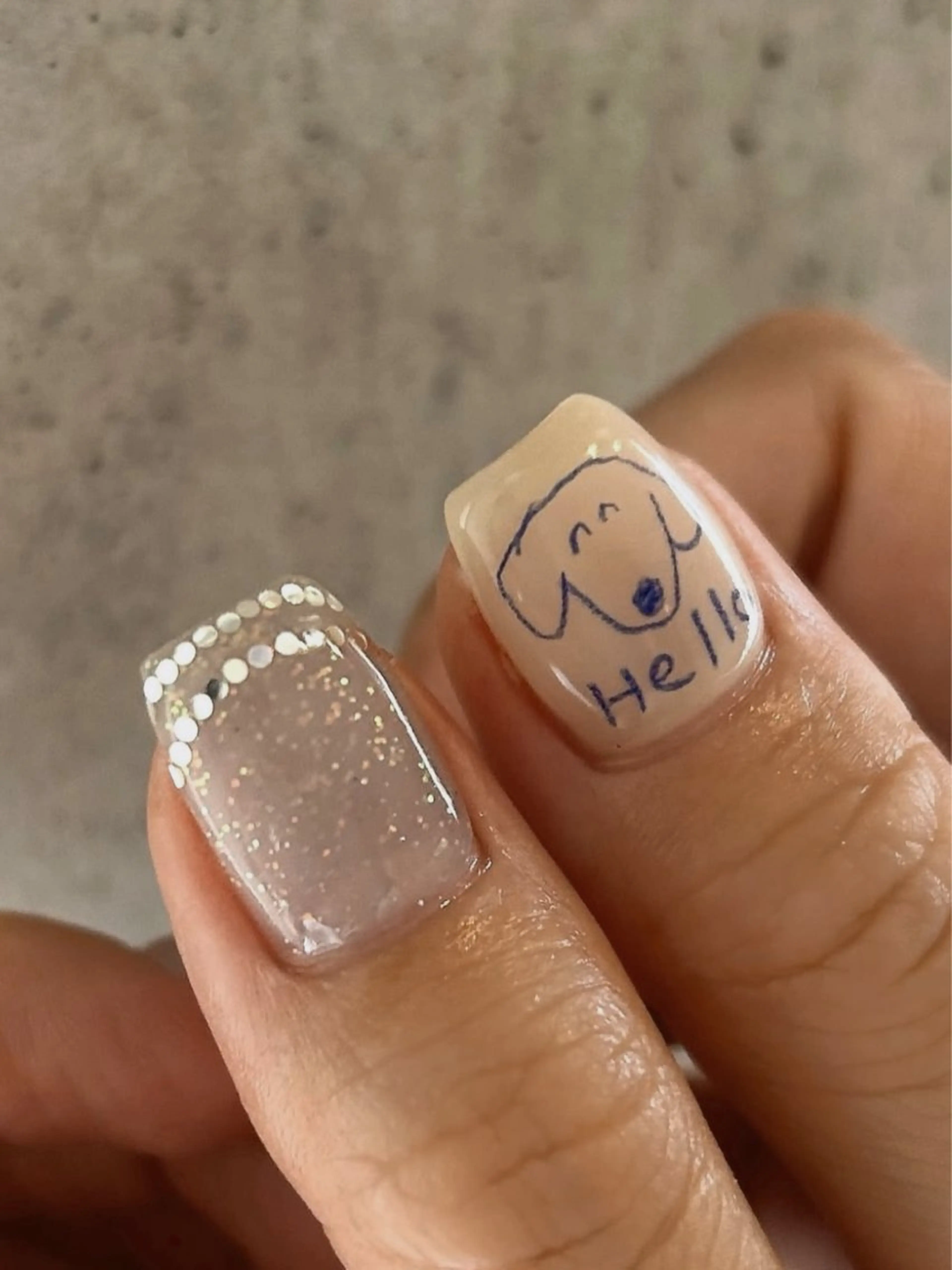 ネイル アートネイル 韓国ネイル ニュアンスネイル ぷっくりネイル talo .のネイルデザイン