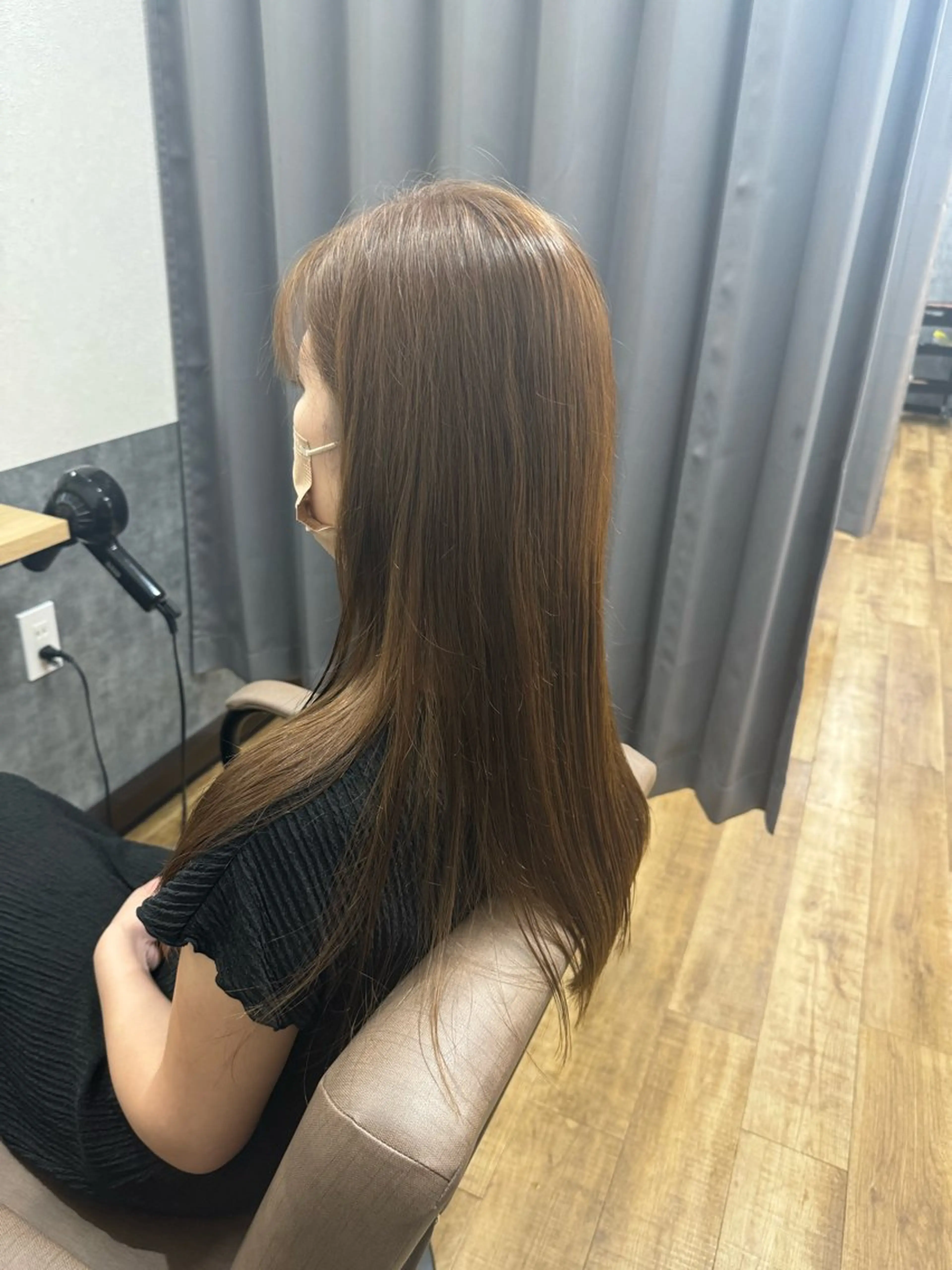 セミロング カラー ベージュカラー 透明感カラー メンズカット特化 今野のヘアスタイル