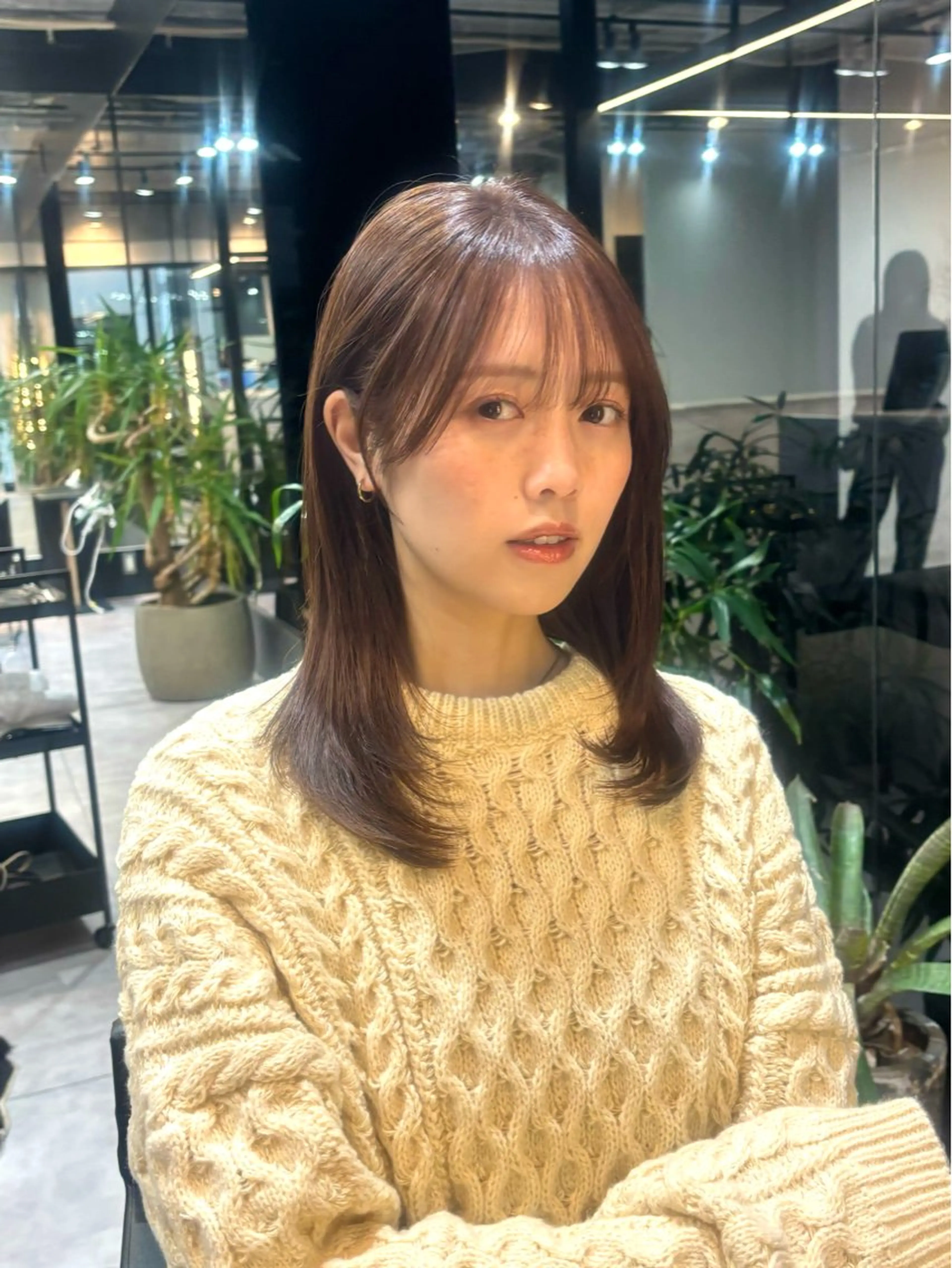 🌱顔タイプ別前髪カット+イエベorブルベ透明感カラー🌱の写真