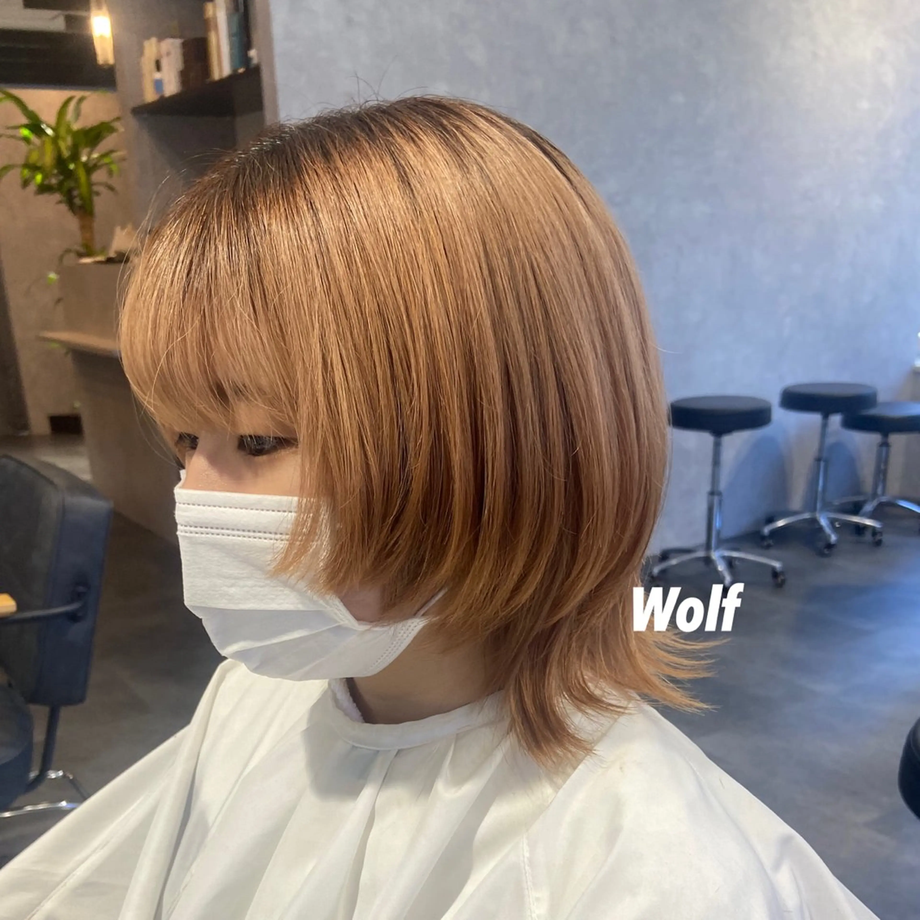 ショート ウルフカット プルエクステ/インナ ーカラー🦊はるなのヘアスタイル