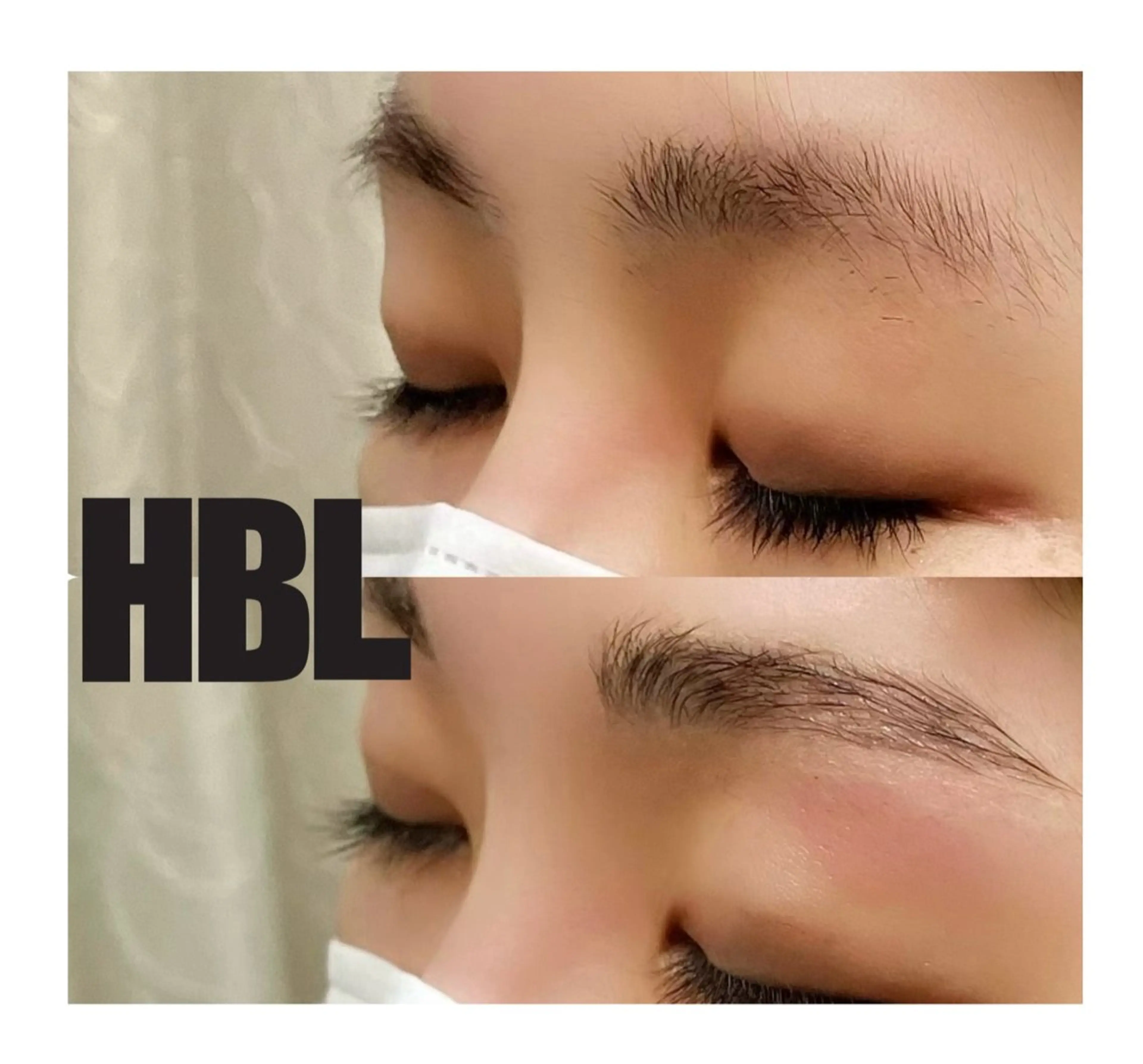 アイブロウ ハリウッドブロウリフト 眉毛ワックス脱毛 Briller @odawaraのマツエク・マツパデザイン