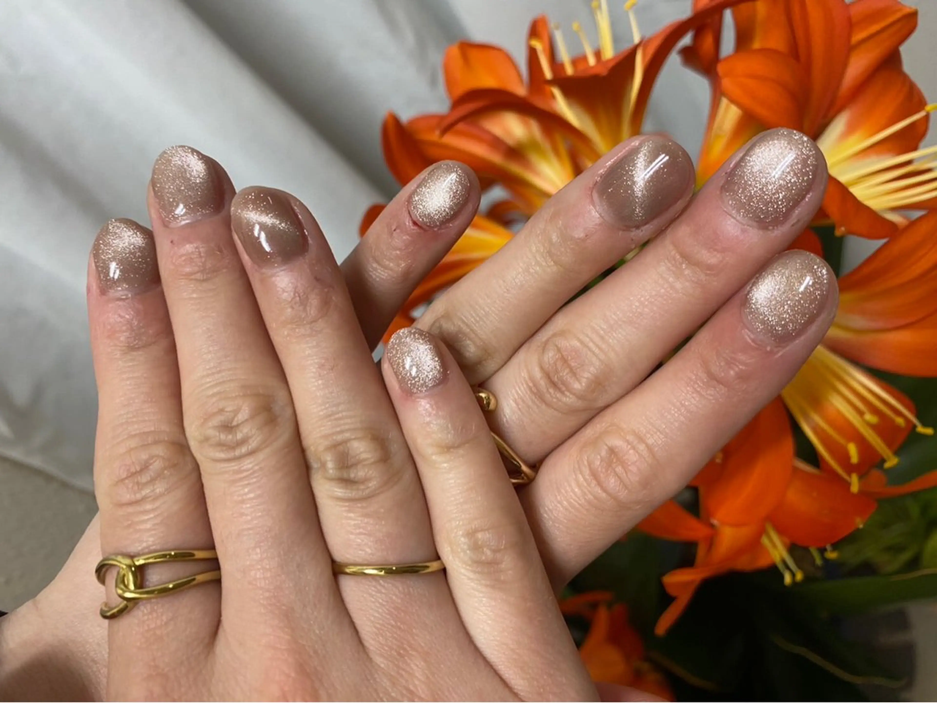 ネイル マグネットネイル オフィスネイル シンプルネイル 清谷 あすかのネイルデザイン