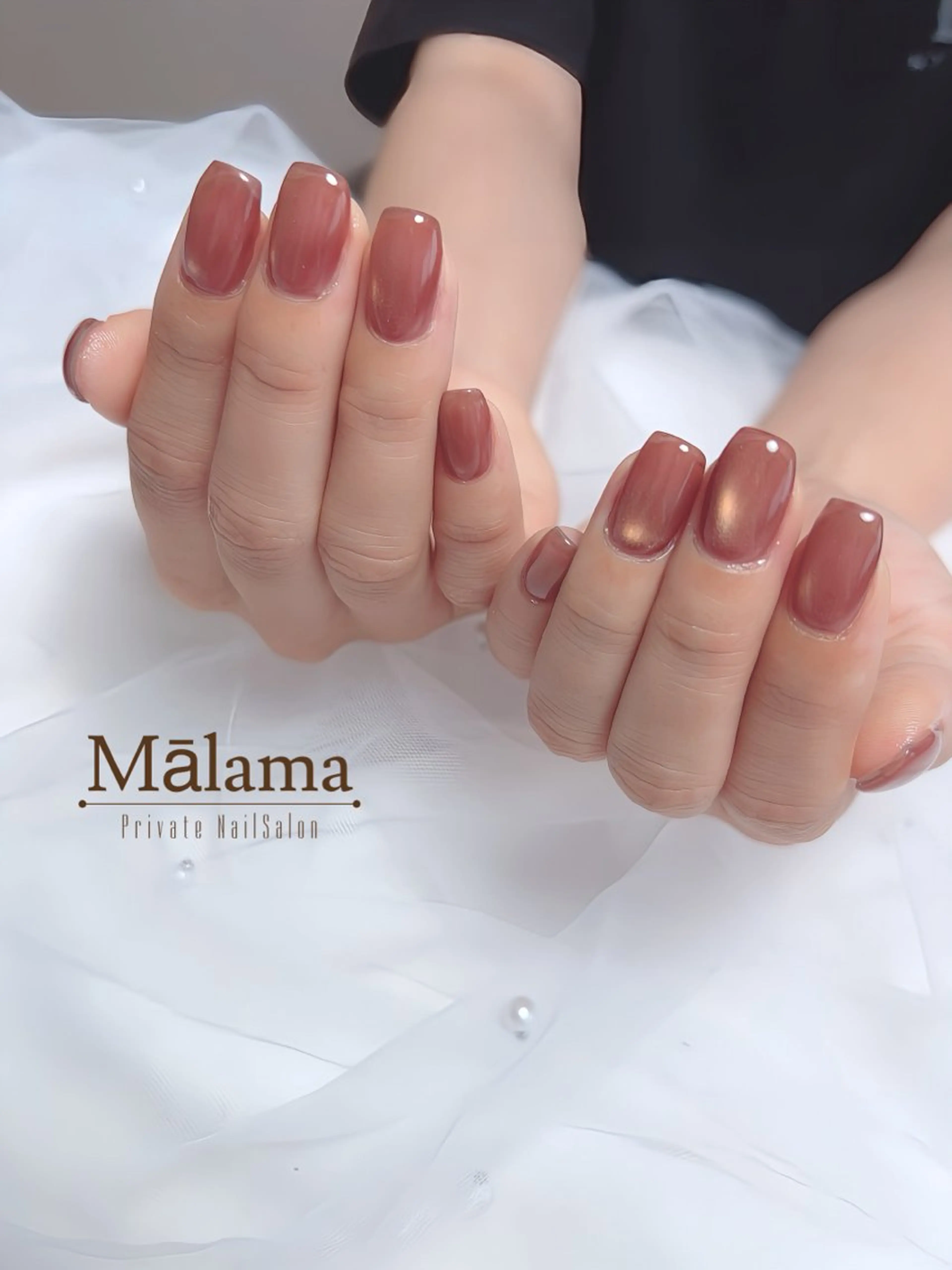 ネイル ジェルネイル マグネットネイル Malama ___Ayakaのネイルデザイン
