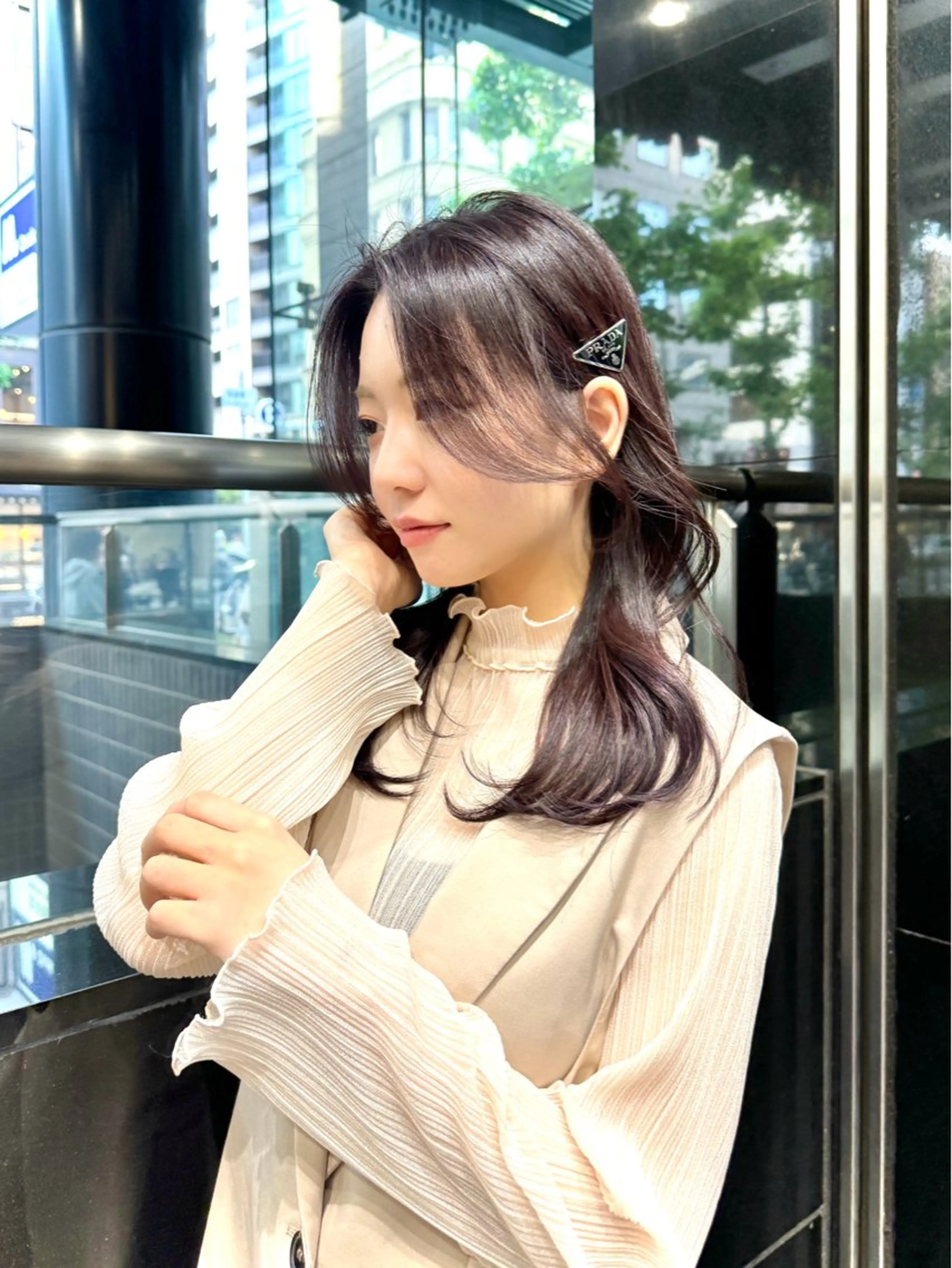 ロング 韓国風ヘア Labless梅田 MINAHO🐶のヘアスタイル