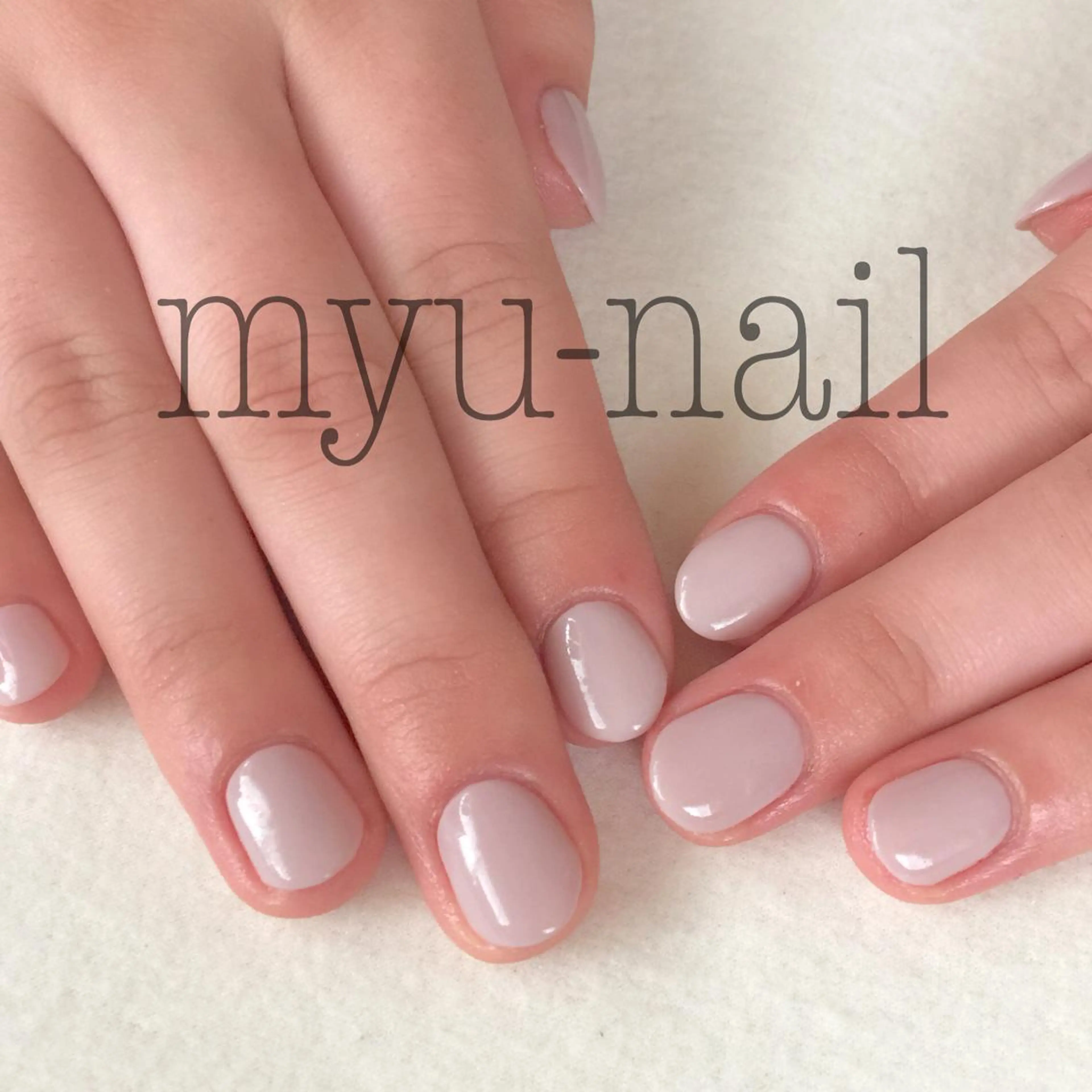 ネイル 長さ出し ホームサロン myu-nailのネイルデザイン