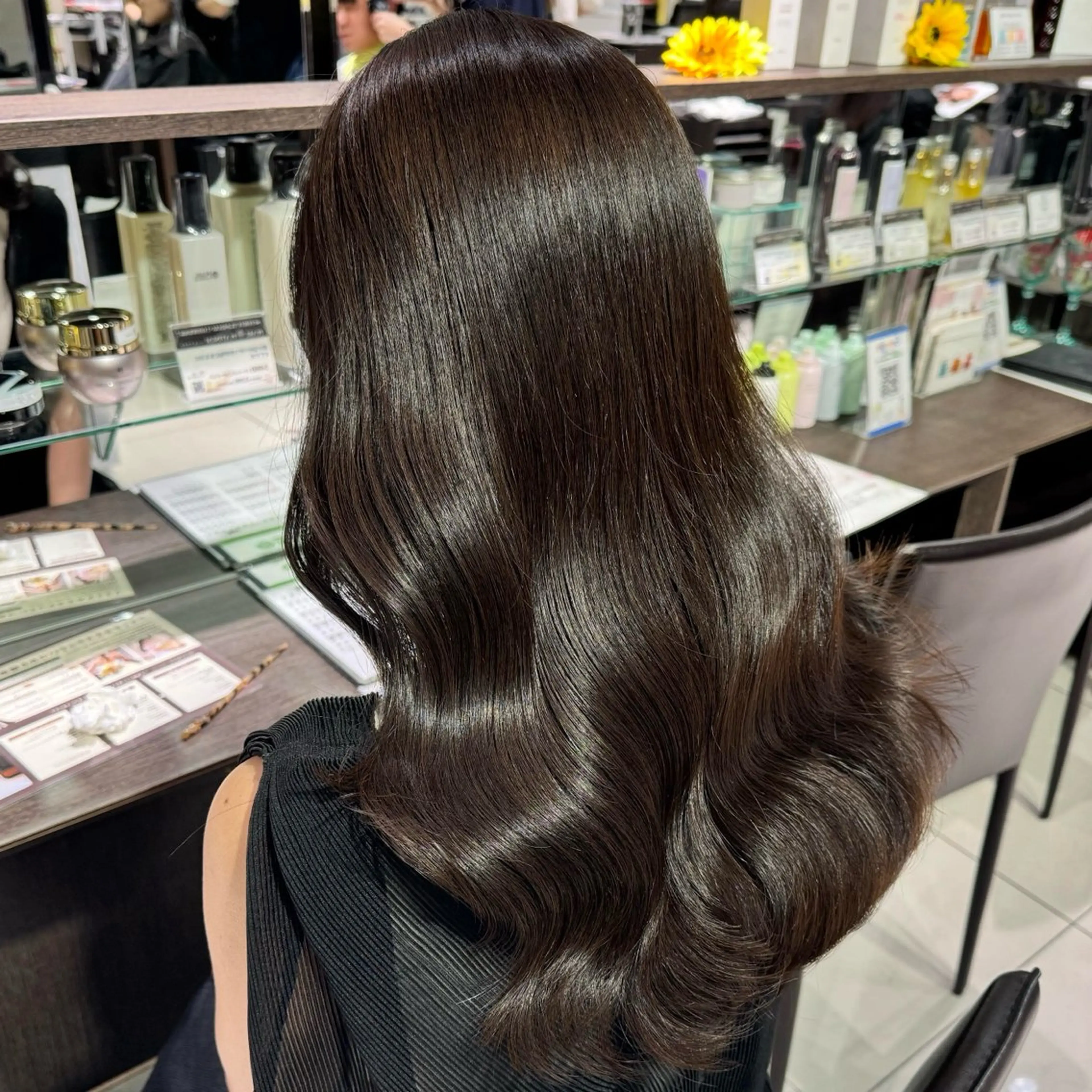 ロング カラー ⟡.·Fuka/ ヘアメ🎀暖色カラーのヘアスタイル