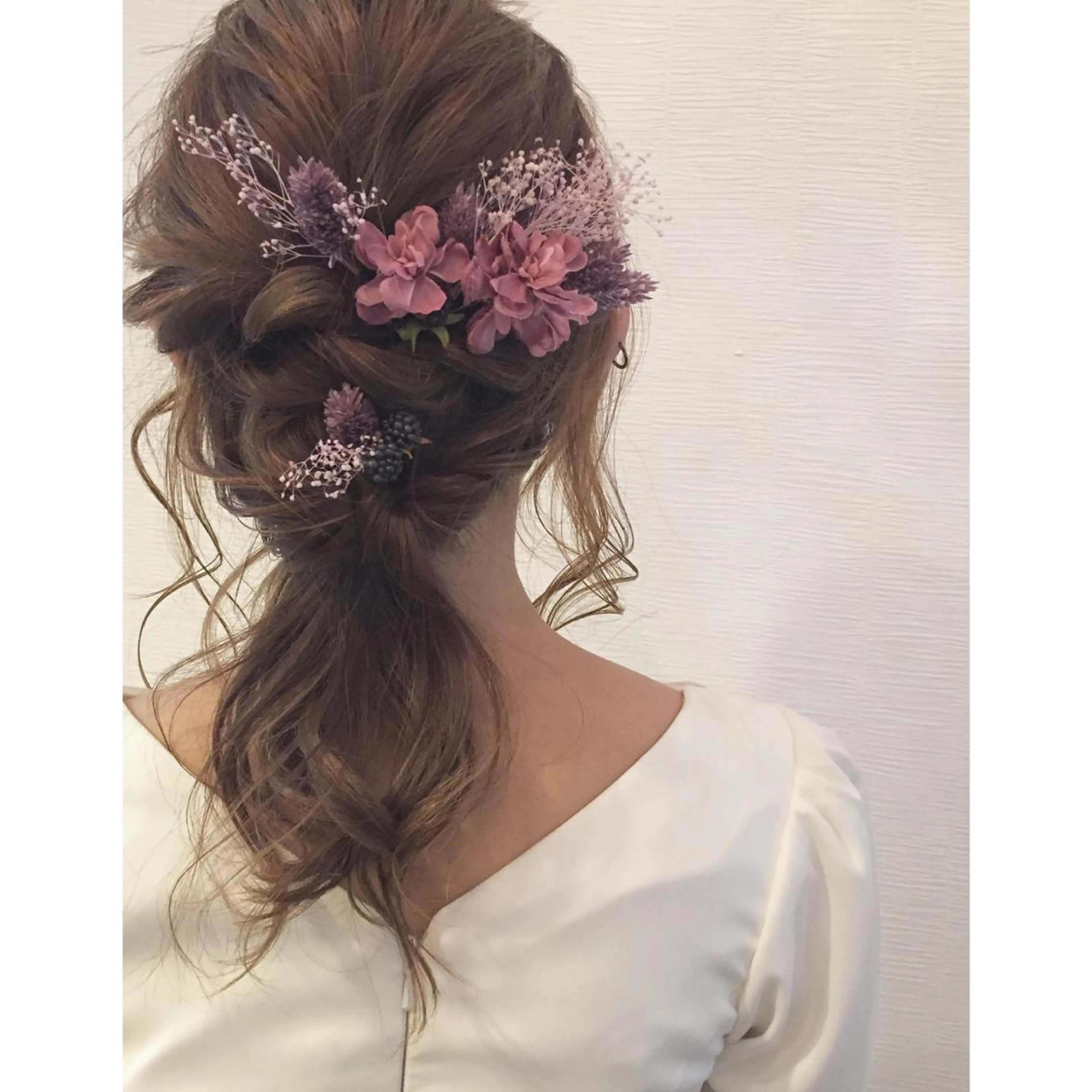 ヘアアレンジ 三つ編み 池田 真由美のヘアスタイル
