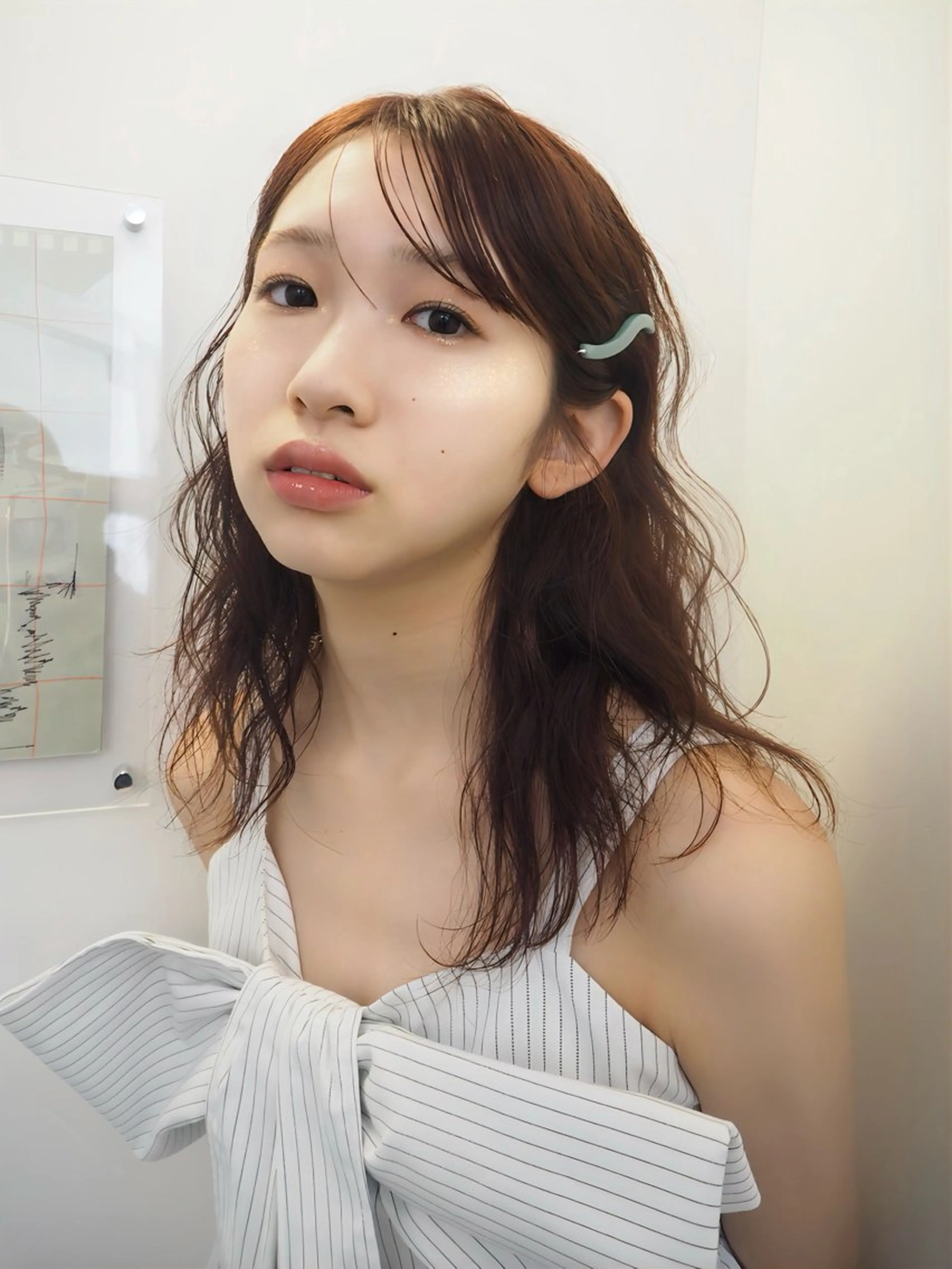 セミロング パーマ セミロングパーマ ニュアンスパーマ yewscent / konaのヘアスタイル