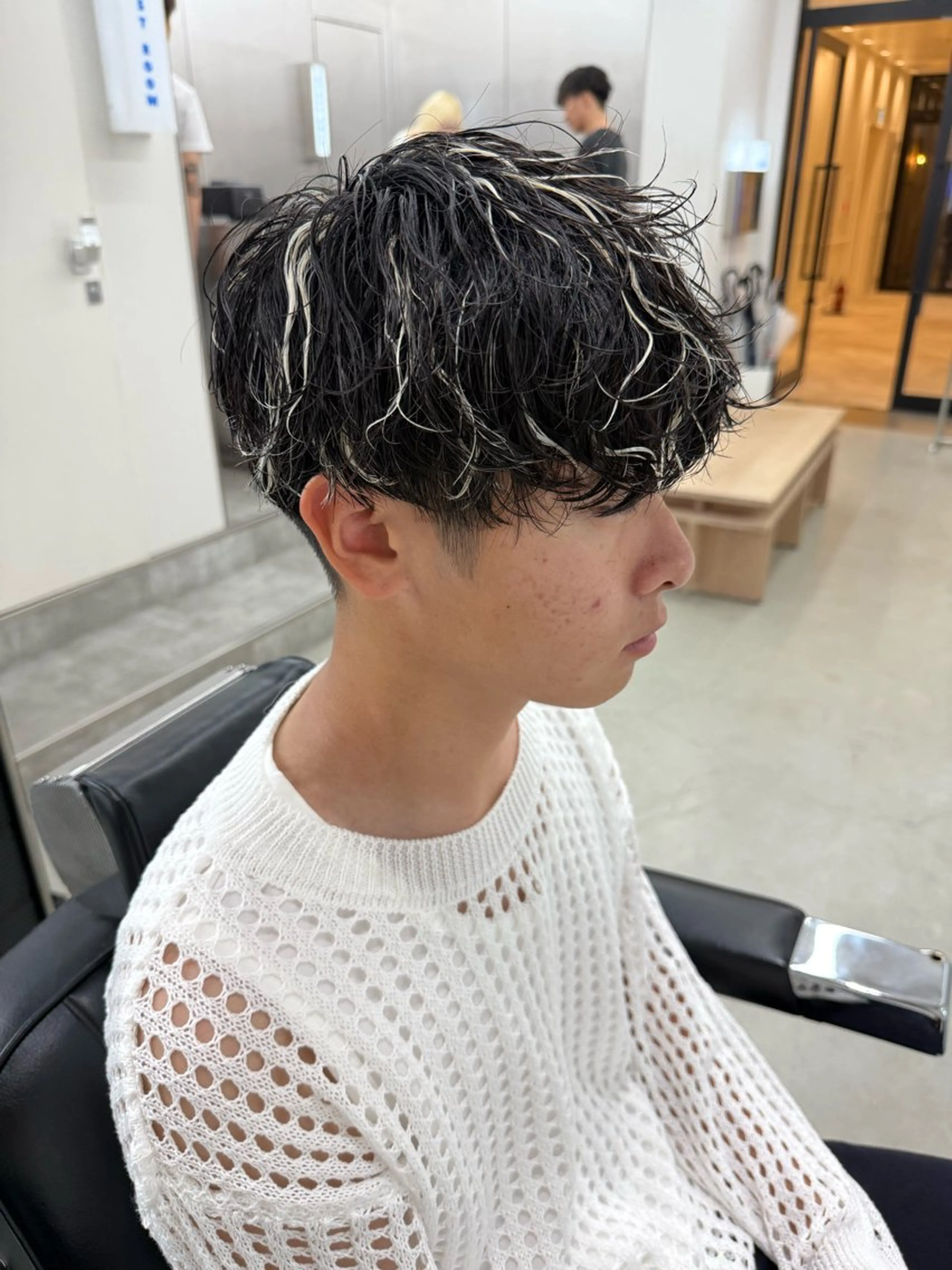 ショート メンズ 亀井隆汰/メンズ専門 パーマ特化美容師のヘアスタイル