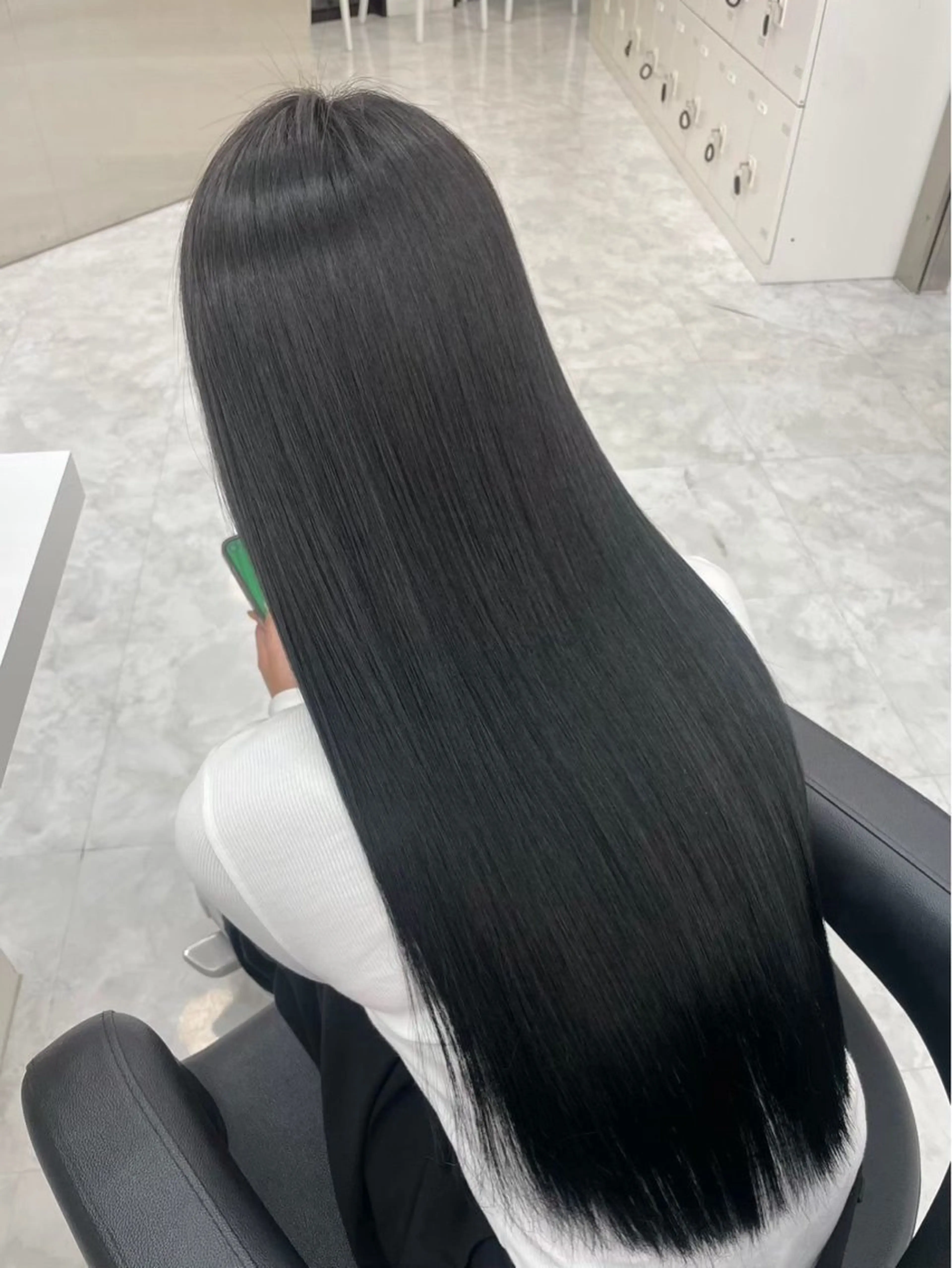 【当日予約大歓迎🩶】うる艶透明感カラー➕オリジナルトリートメント➕コテ巻きorストレート仕上げ🩶の写真