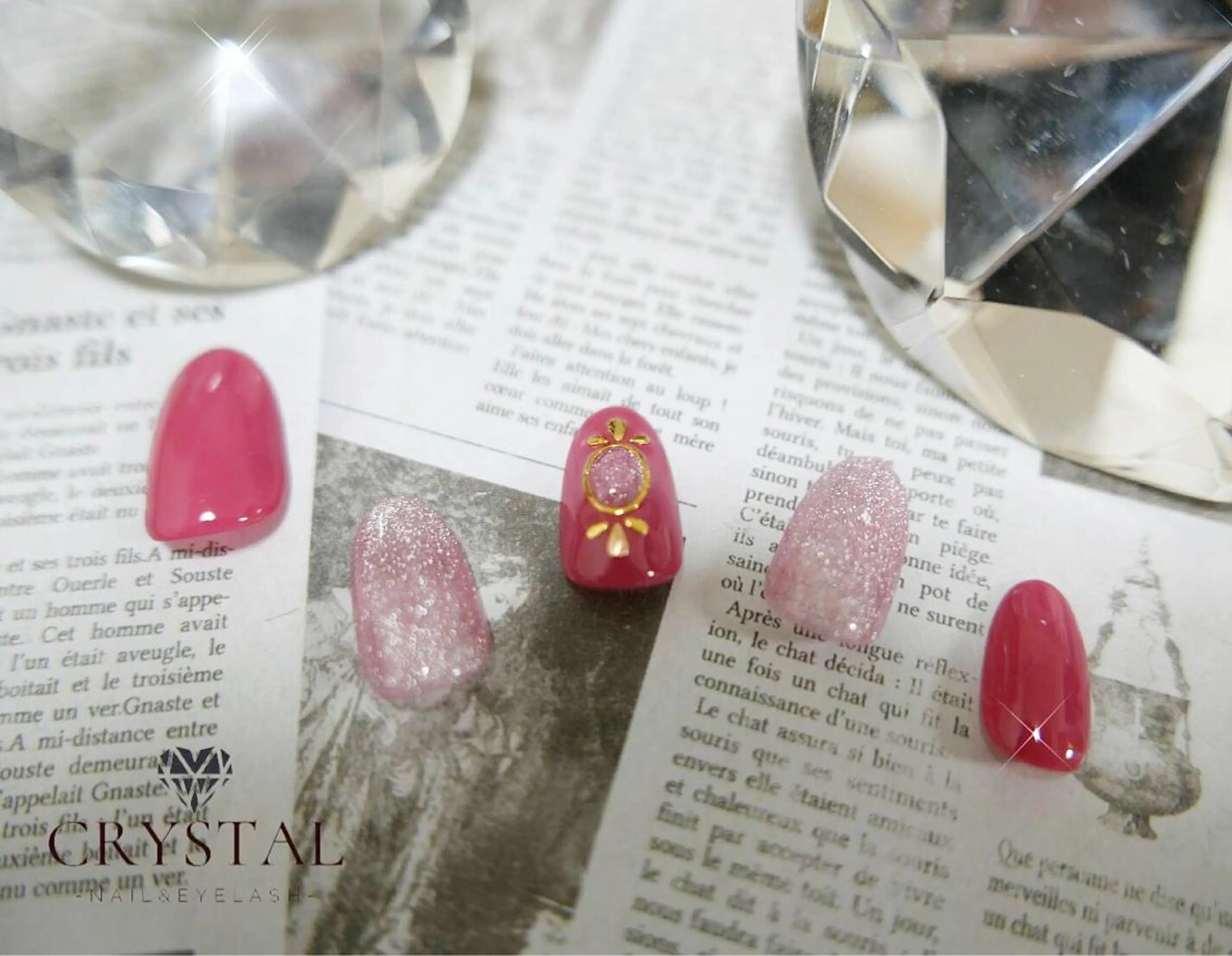 ネイル ジェルネイル マグネットネイル ハンドネイル CL Nailのネイルデザイン