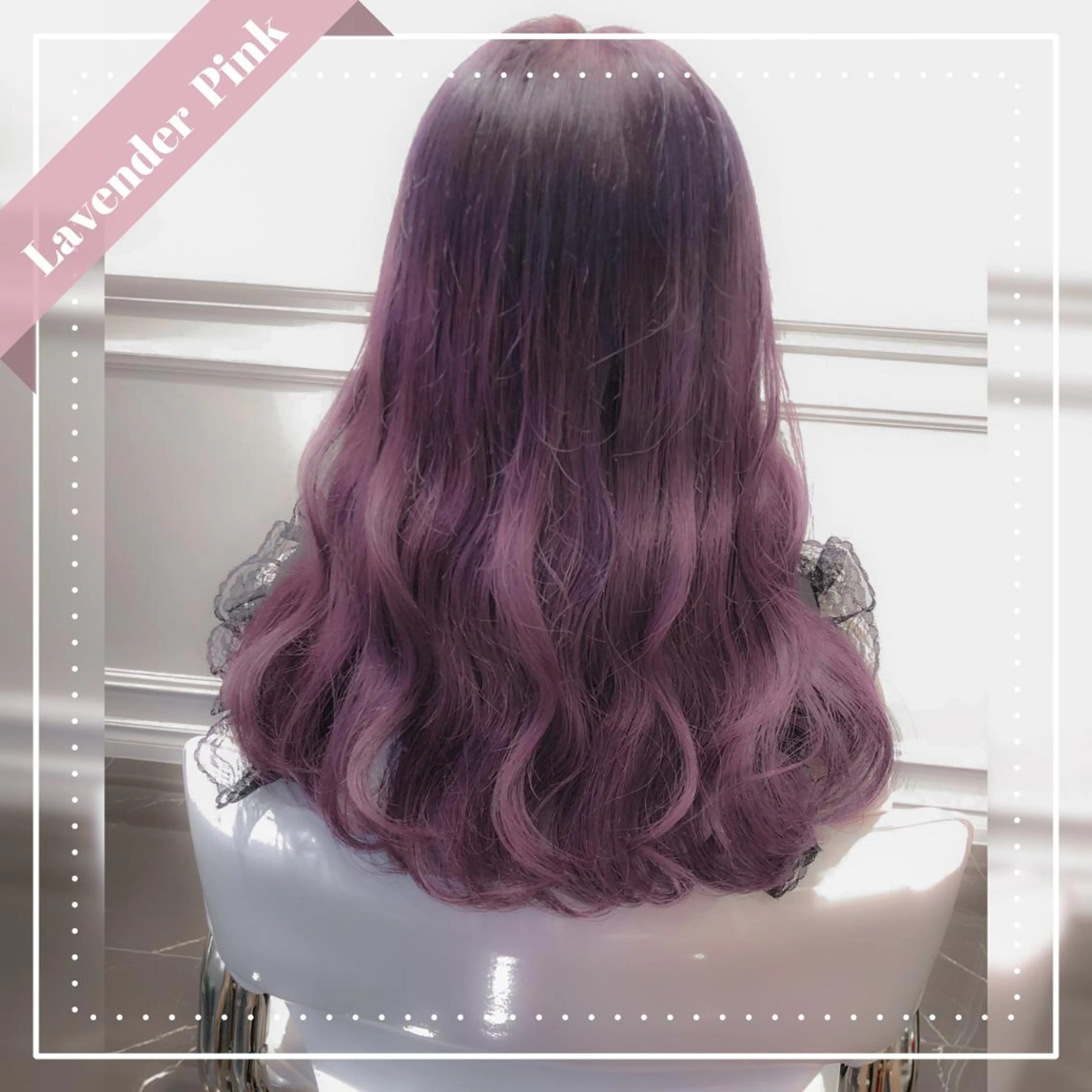 ロング カラー ブリーチ ヘアカラー LOTTA CUCCI所属・miyu /トレンド カラー×艶髪のヘアスタイル