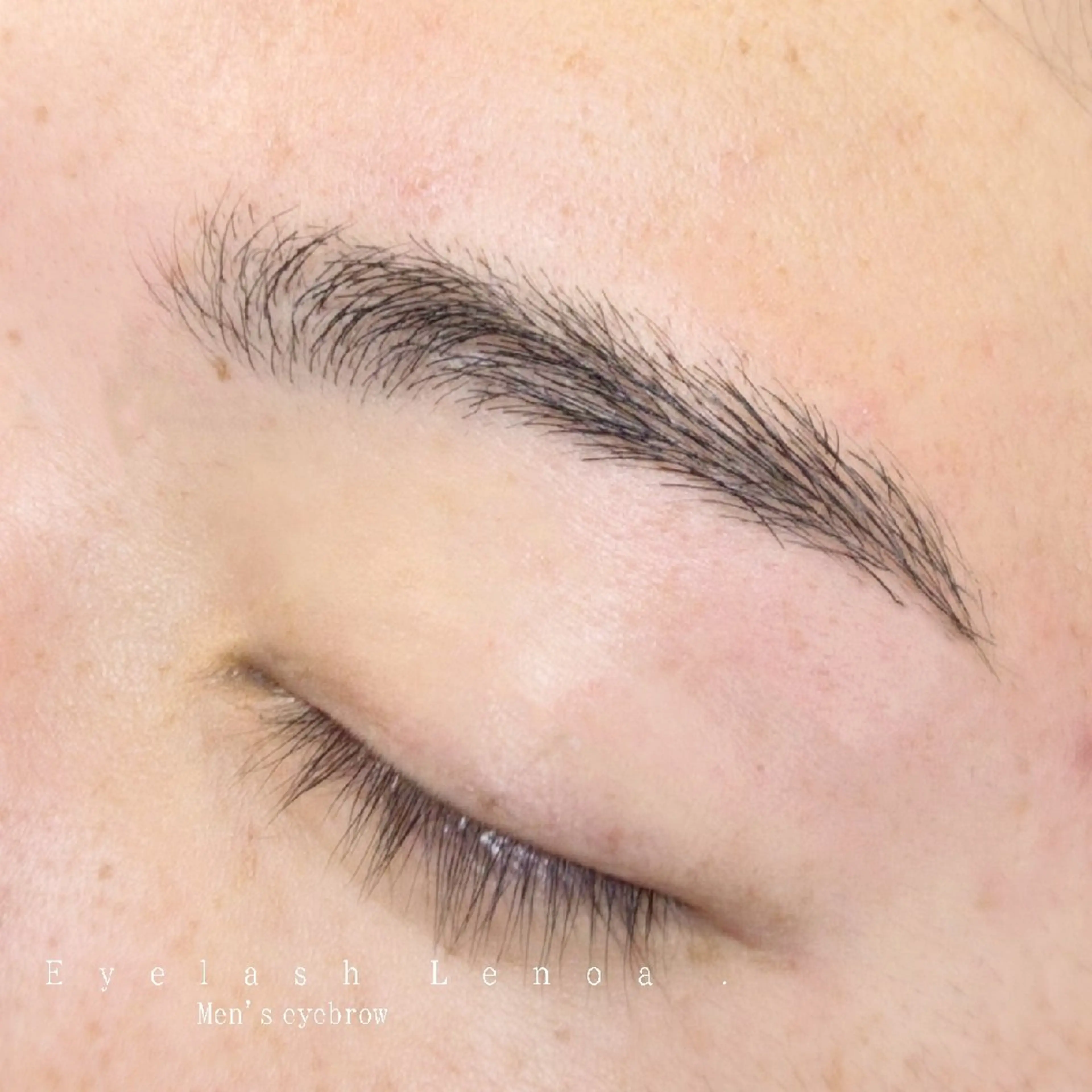 アイブロウ メンズ eyelash Lenoaのマツエク・マツパデザイン