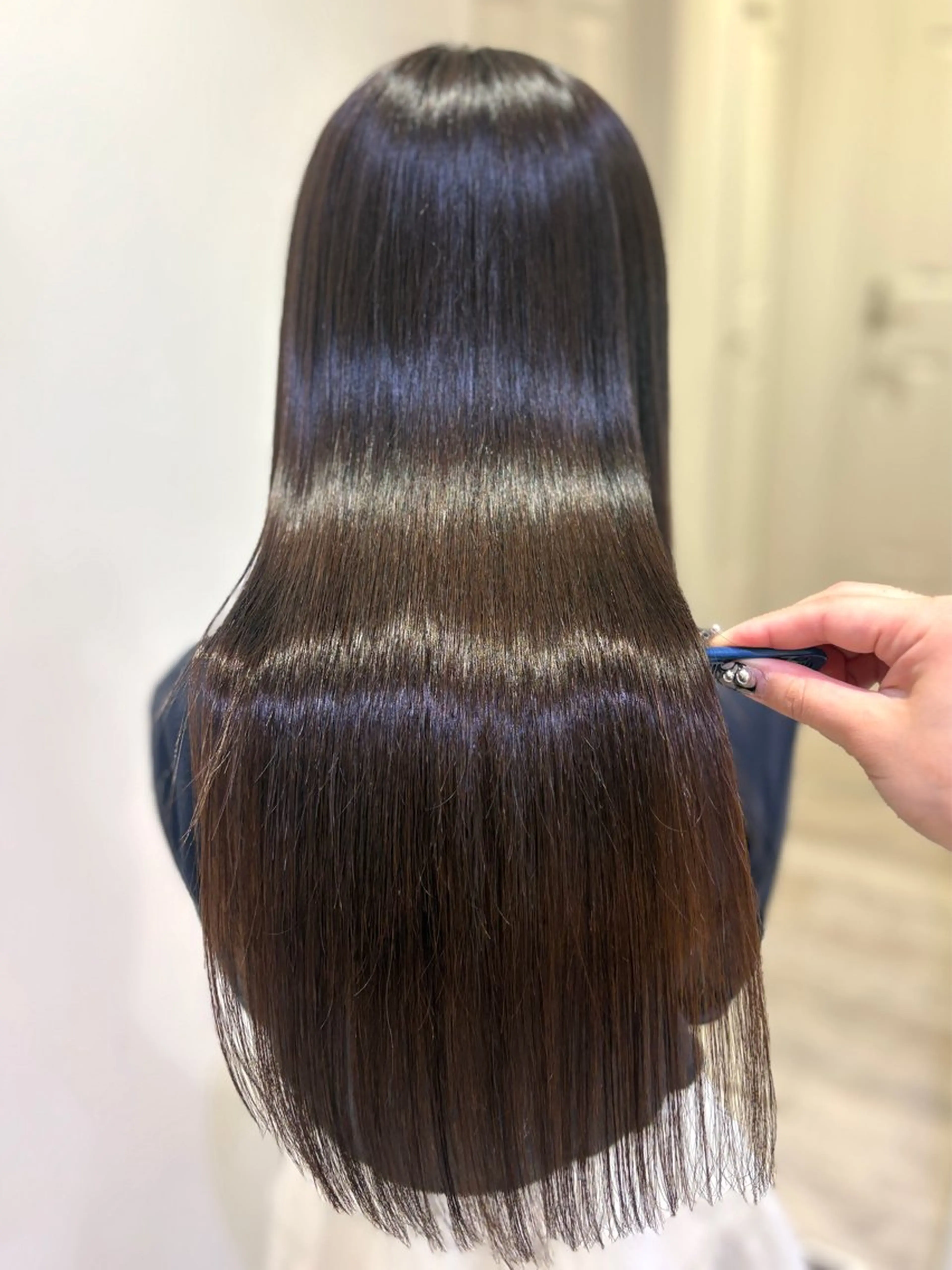 ロング カラー 💙mai🫧 縮毛矯正・ハイライトのヘアスタイル