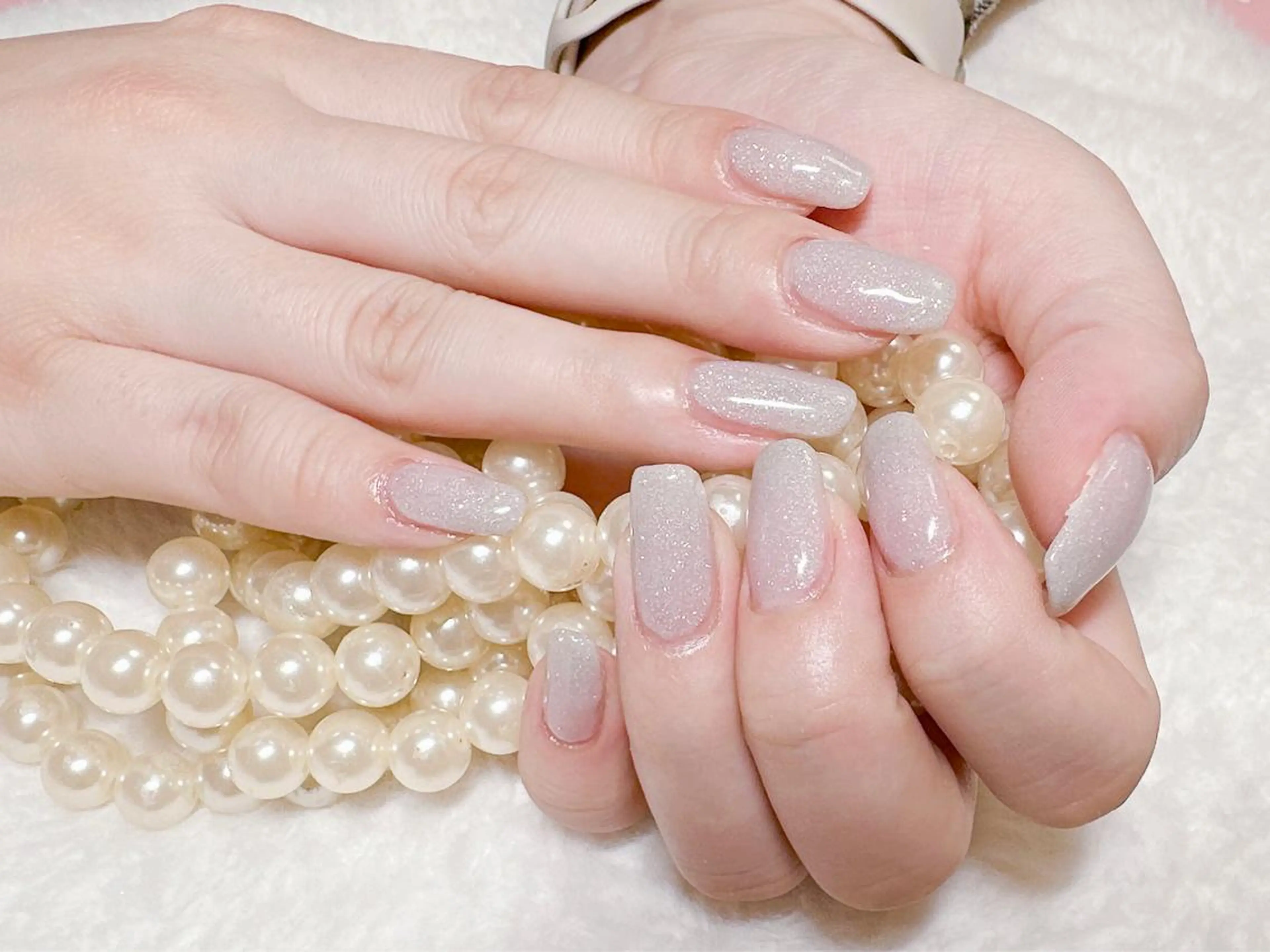 ソフトジェル新規オフ無料ワンカラー&ラメグラデーションの写真