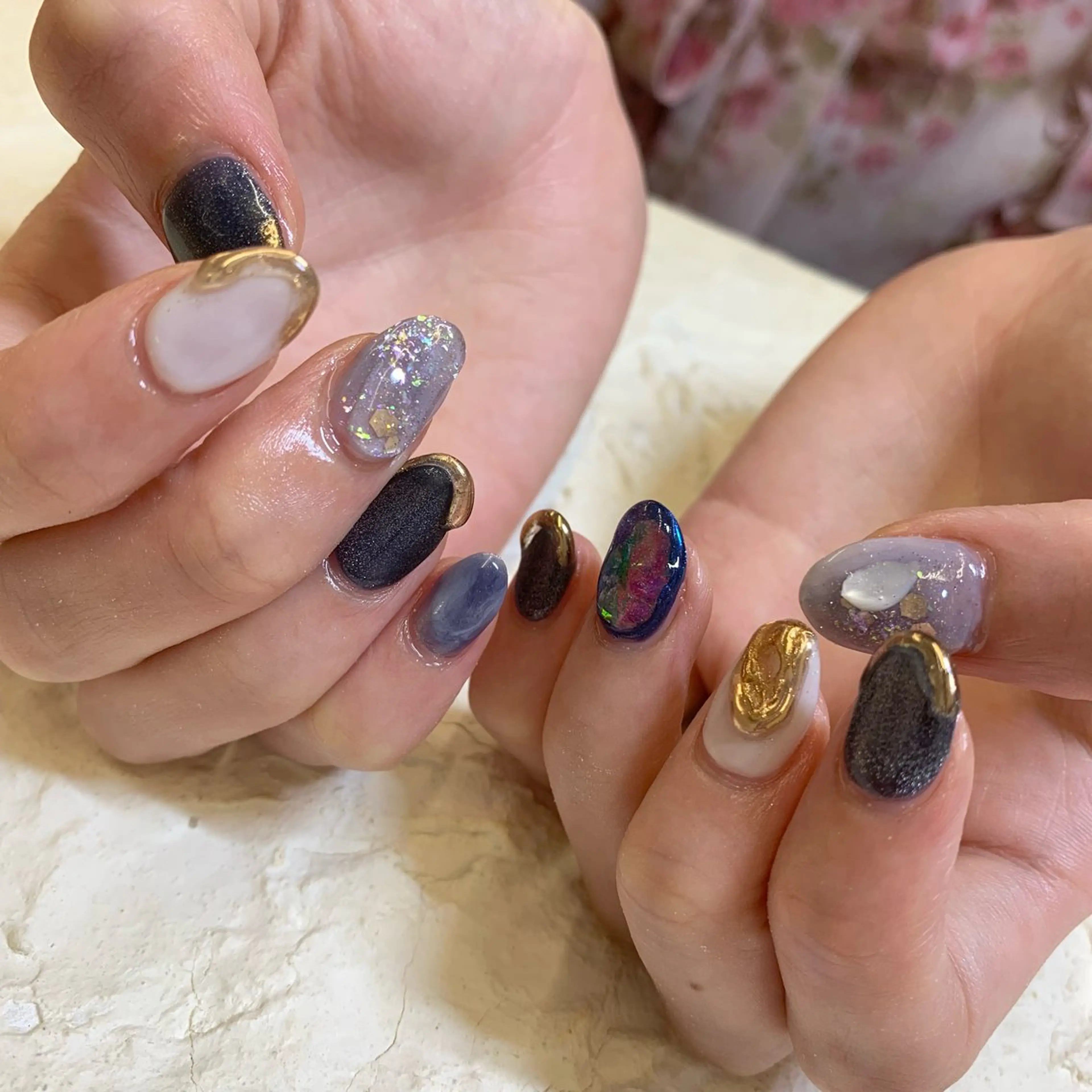 ネイル 夏ネイル マキノ ユイのネイルデザイン