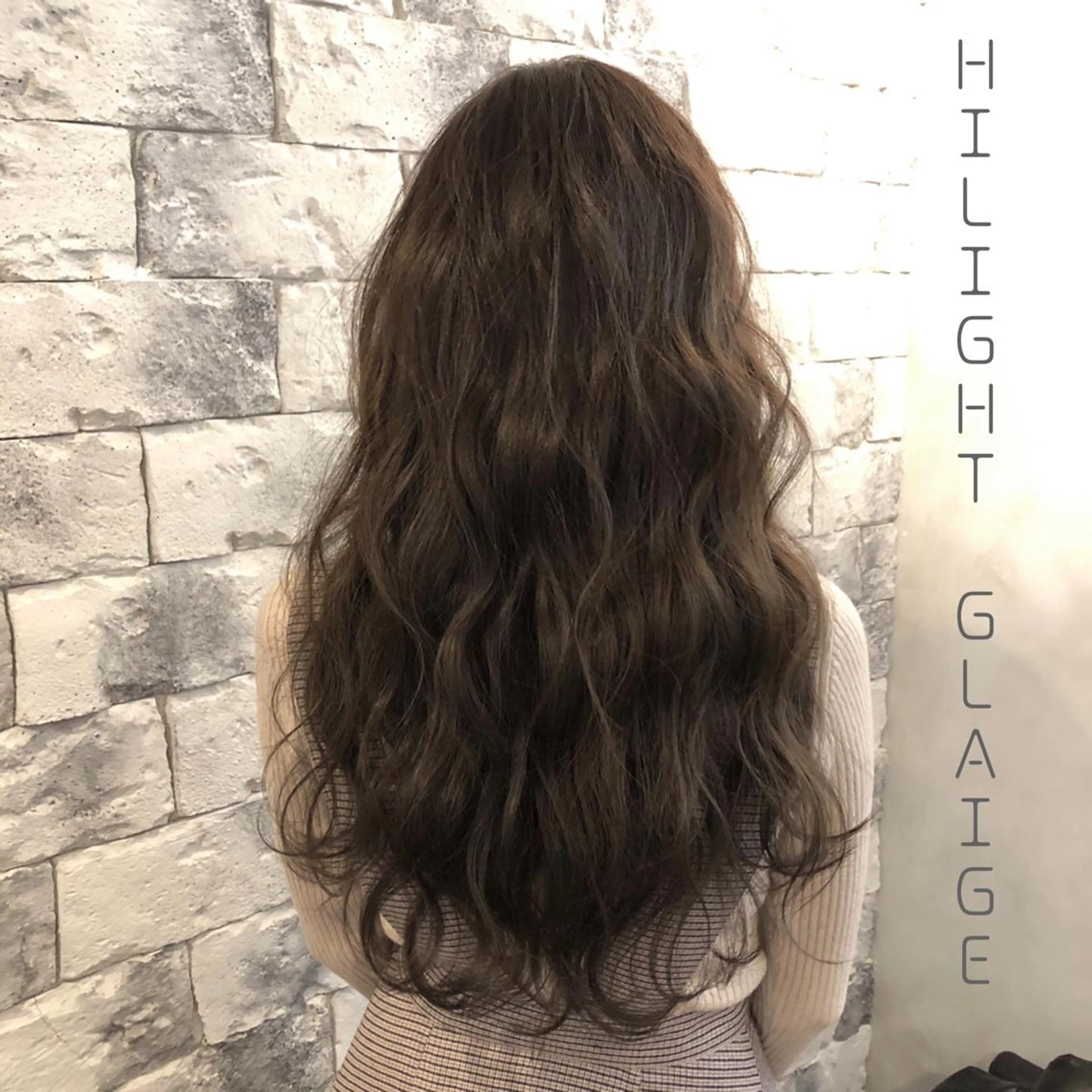 ロング カラー パーマ グレージュ ハイライトカラー ハイライト カット ヘアカラー トリートメント ヘッドスパ 美髪矯正 🌈髪質改善 山下のヘアスタイル