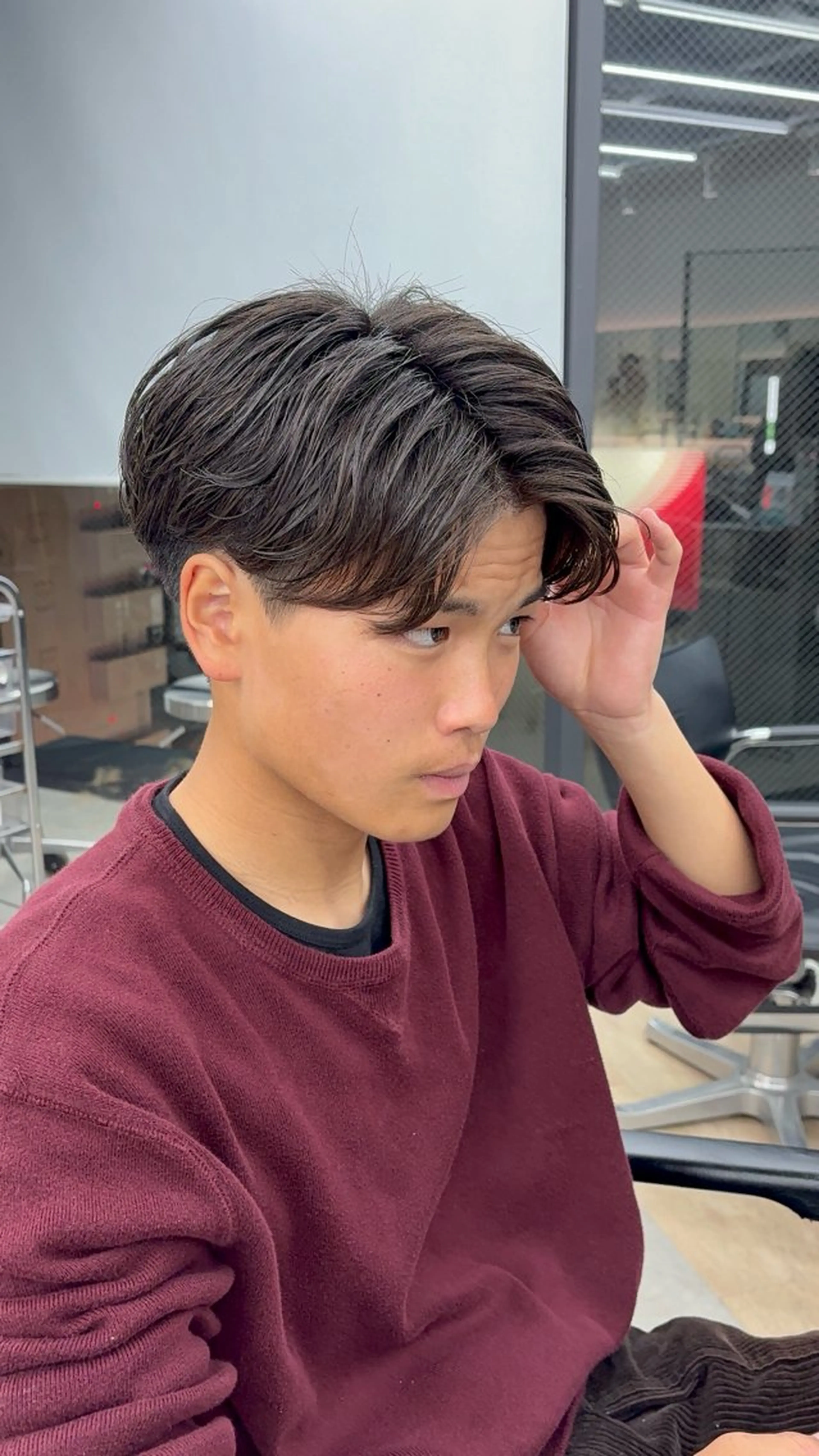 パーマ メンズ パーマ 🌀toa/波巻き✨ /メンズパーマ／栄のヘアスタイル