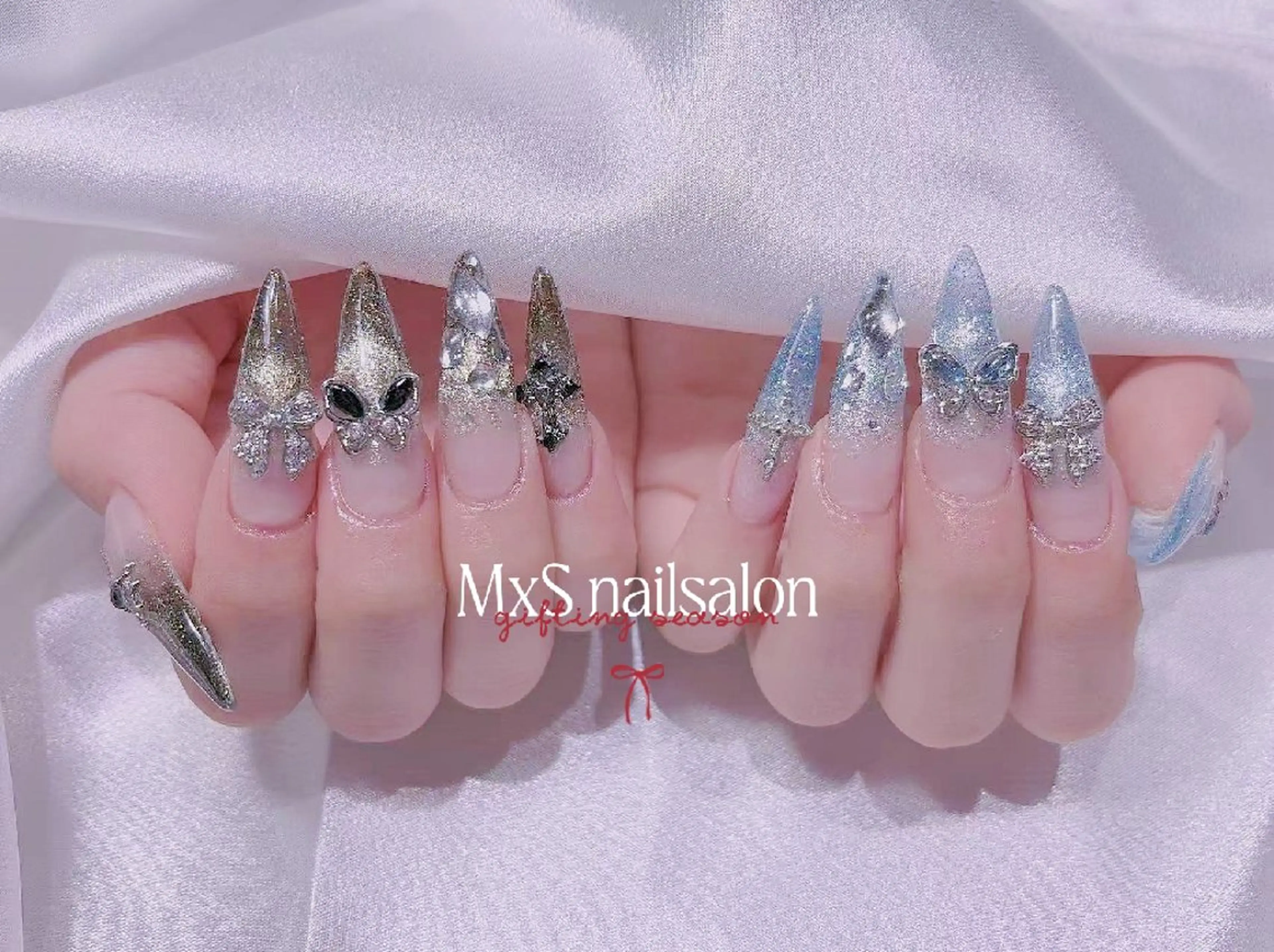 ネイル ハンドネイル MxS Nail 【長さだし/フィルイン/マグネット/ワンホンネイル/韓国ネイル/パラジェル】所属・M×S Nail みなのネイルデザイン