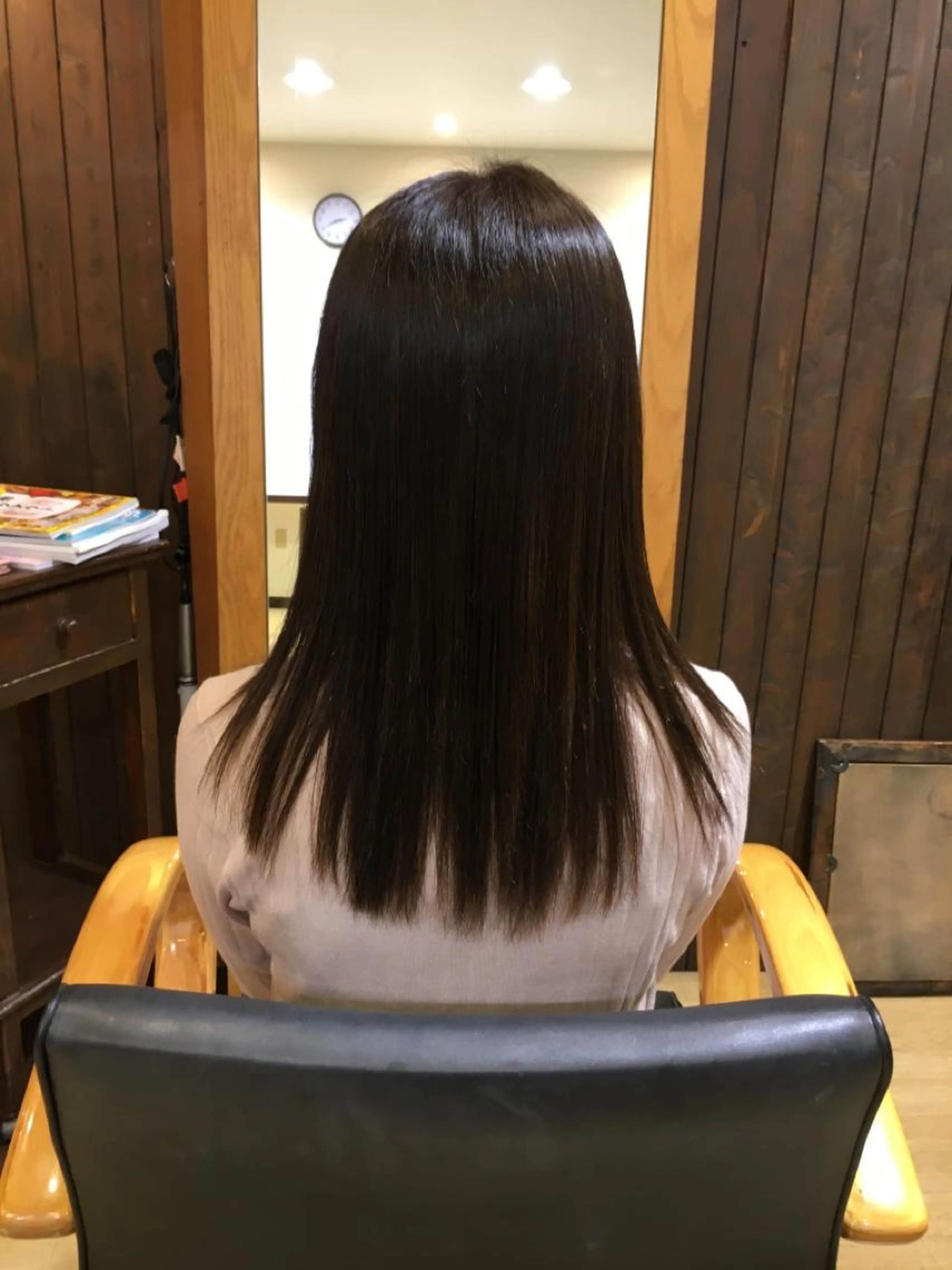 ナチュラルな感じの仕上がり（カット有）の写真