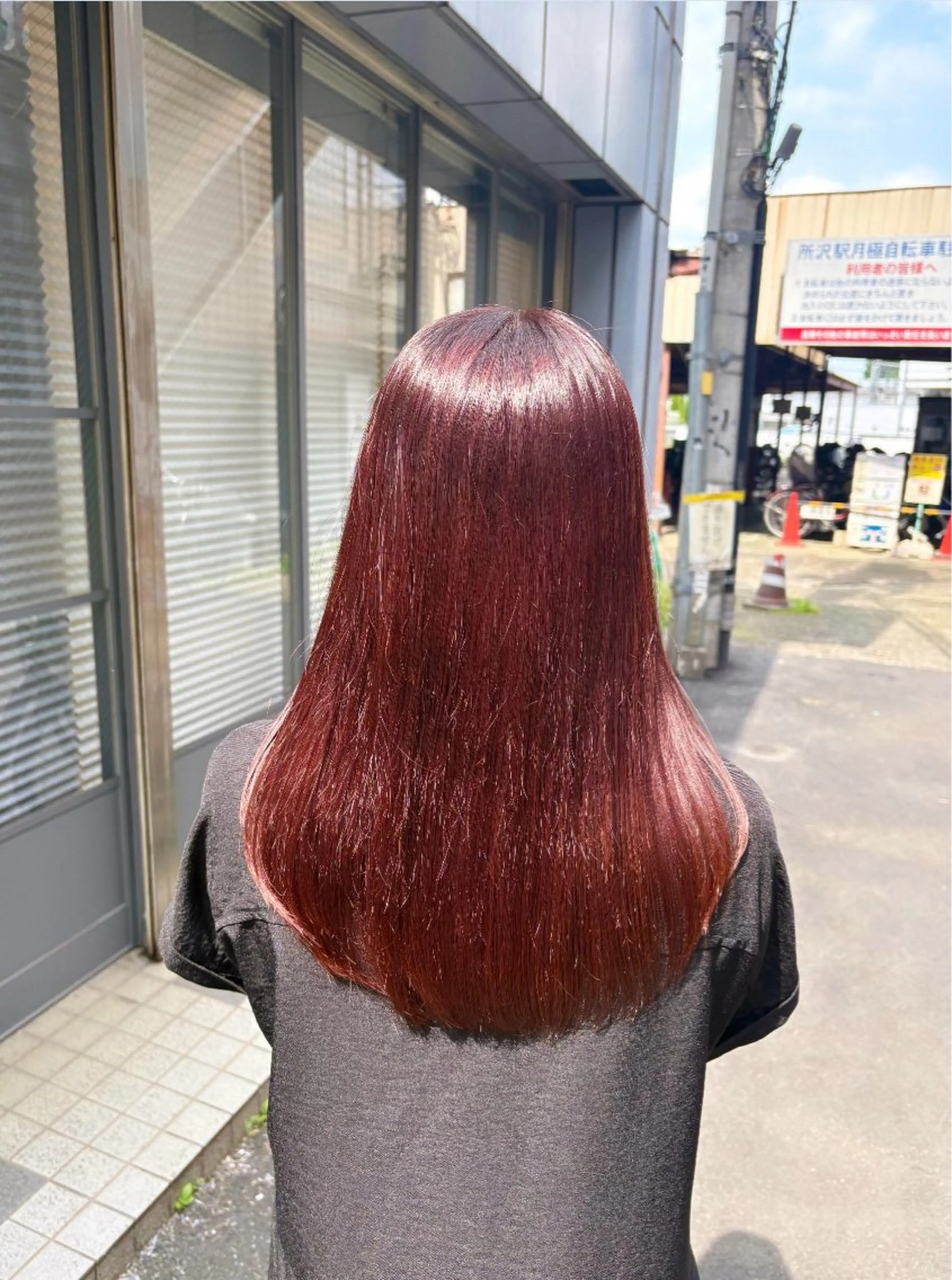 セミロング ヘアカラー トリートメント 🌷【暖色艶カラー】 shiori🌷のヘアスタイル