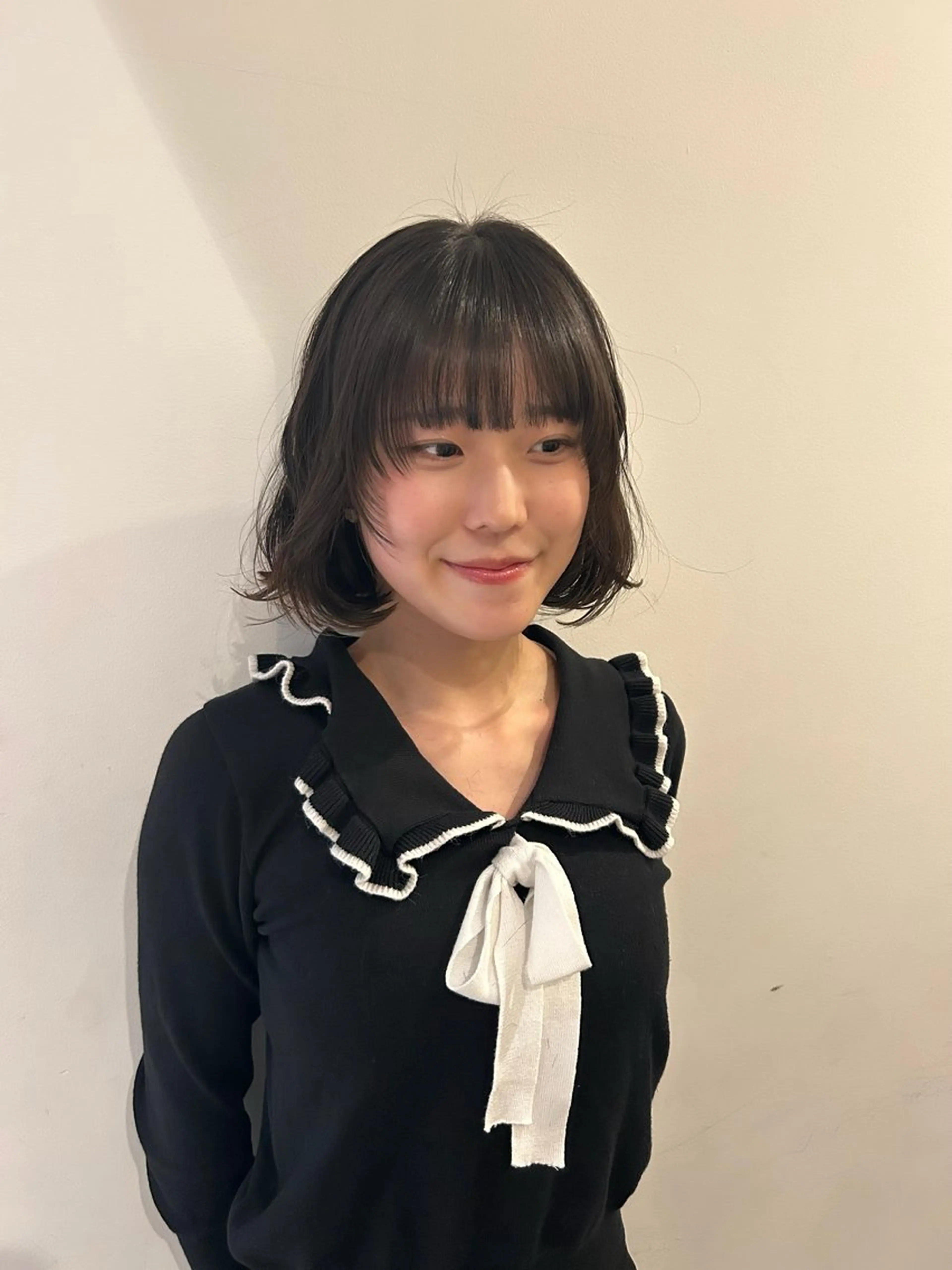 ショート ボブ 顔周りカット Riko/ カットモデル募集❤︎のヘアスタイル