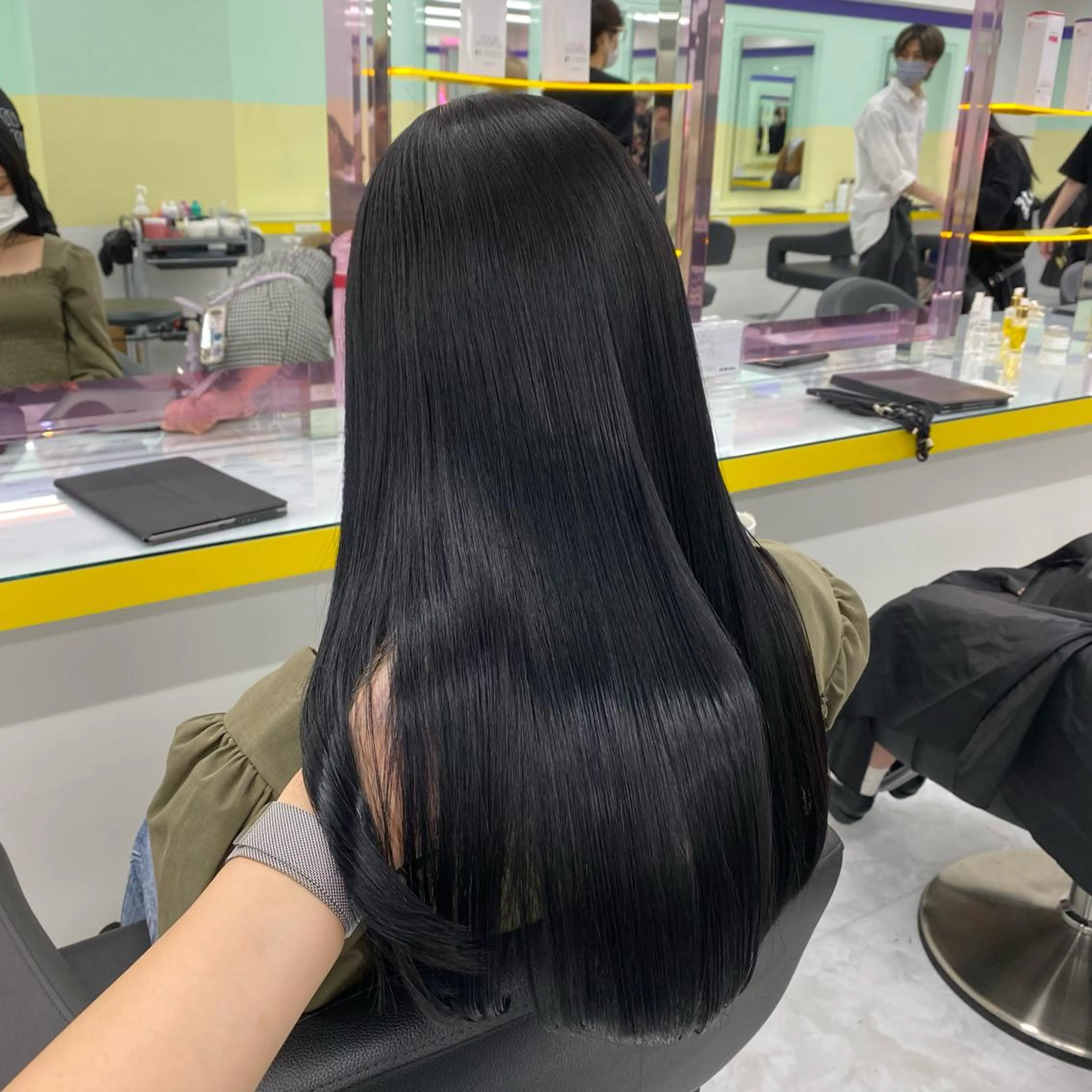 ショート カラー ヘアアレンジ ヘアカラー mai🍑暖色カラー /レイヤー💖のヘアスタイル