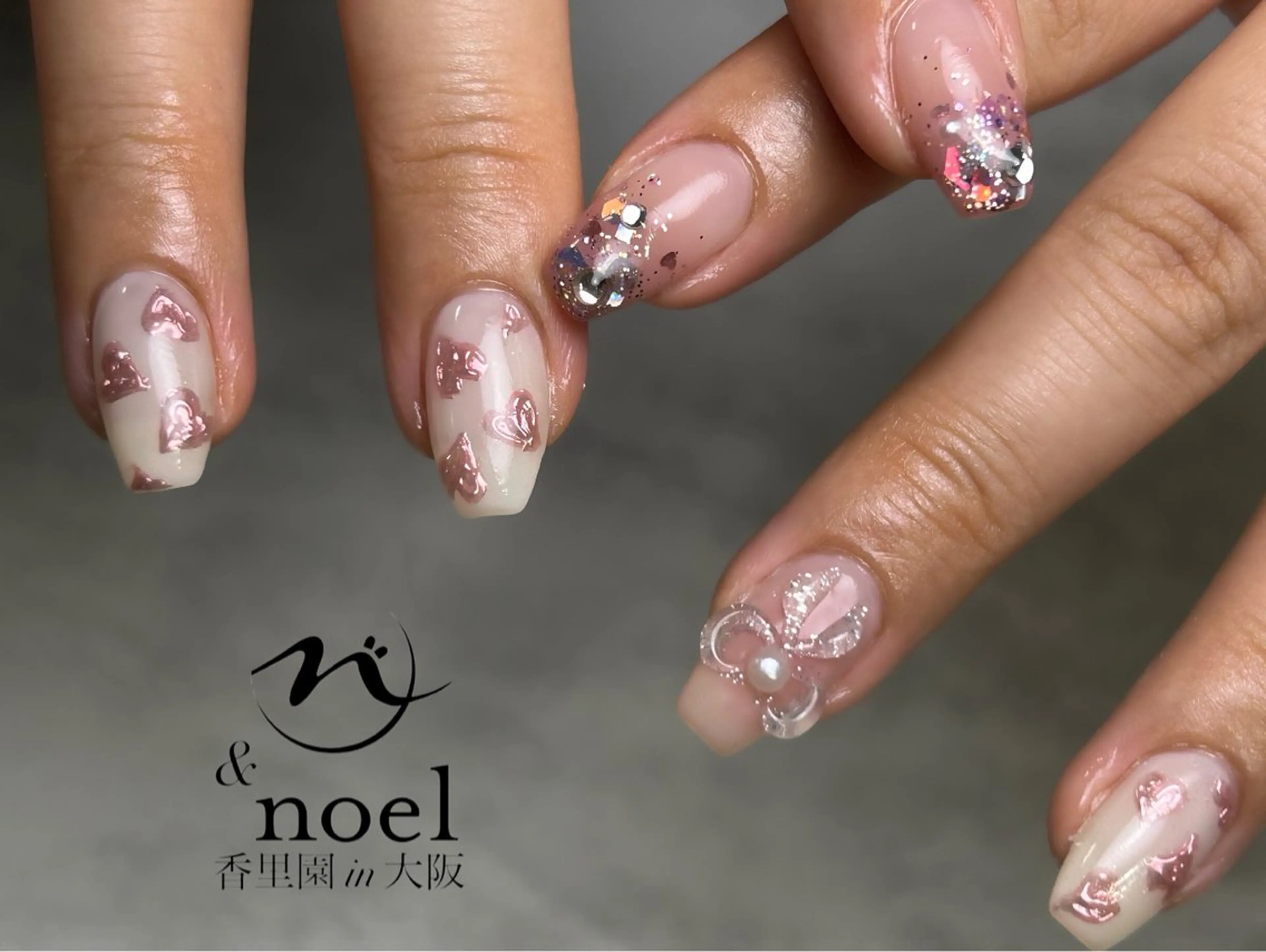 ネイル ハンドネイル もも 🍑のネイルデザイン