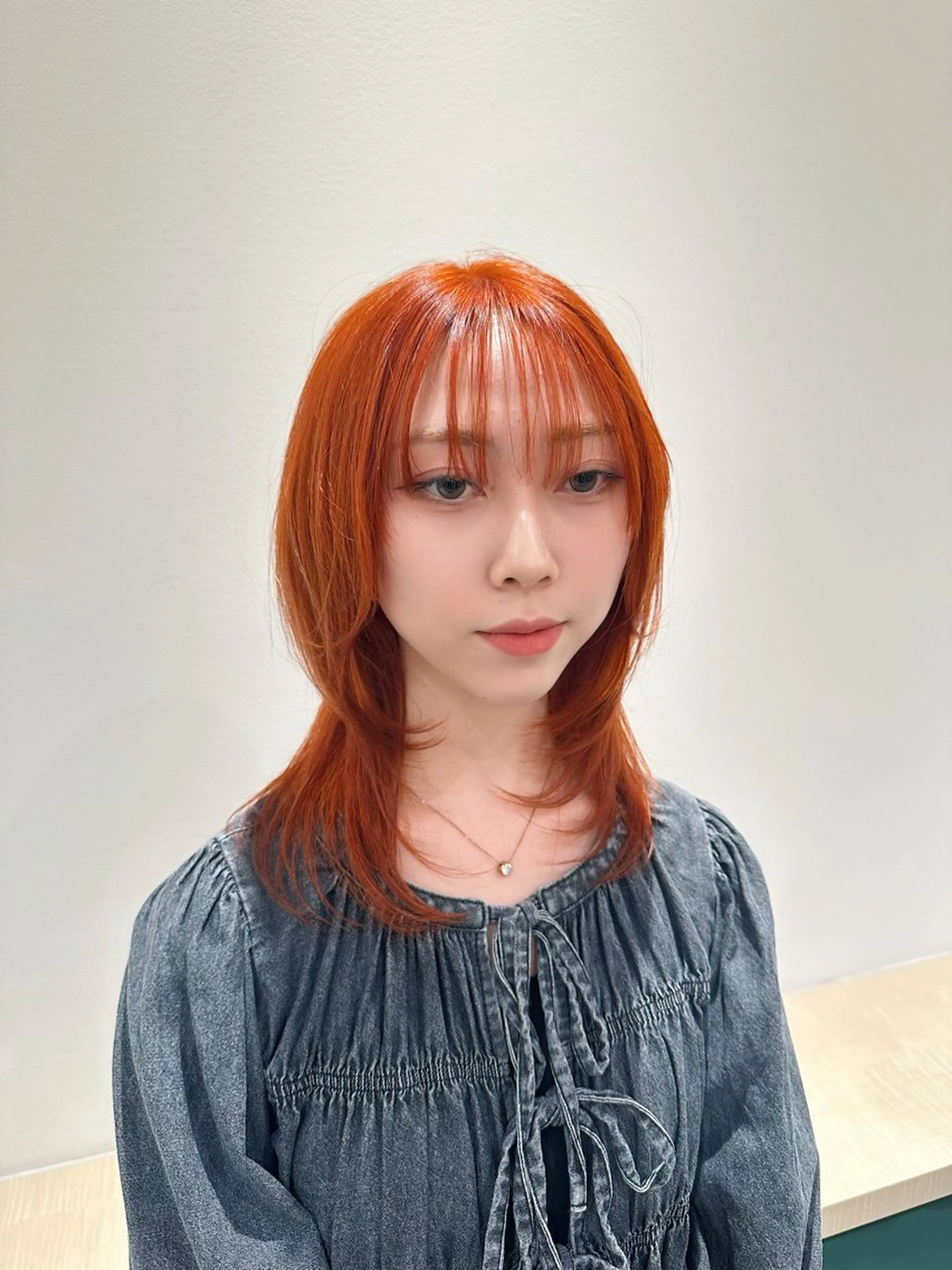 ミディアム カラー カット ヘアカラー Say. Reeのヘアスタイル