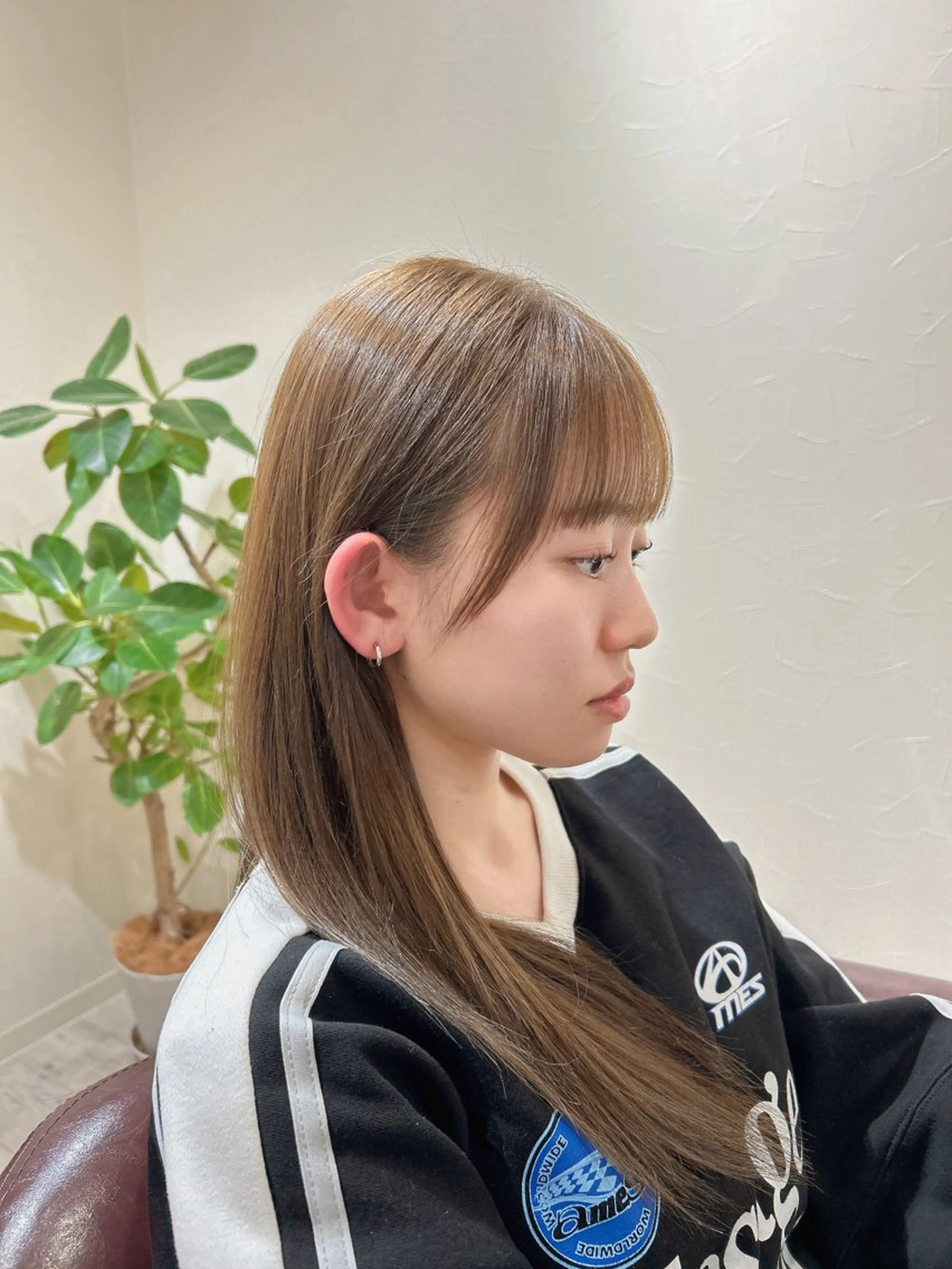 ミディアム カット 鈴木 悠孝のヘアスタイル