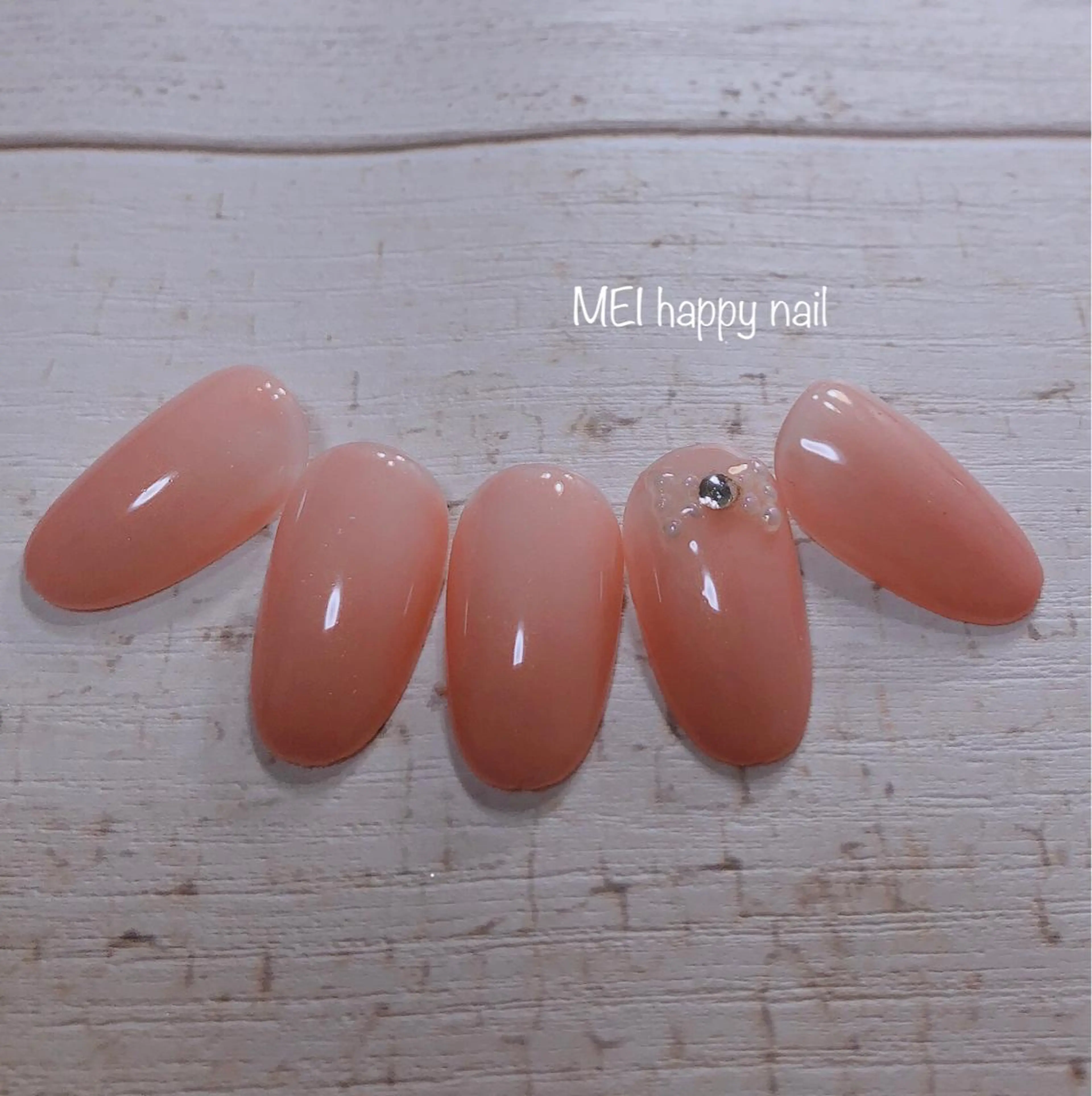 ネイル 北浦和 自爪育成ケアのネイルデザイン